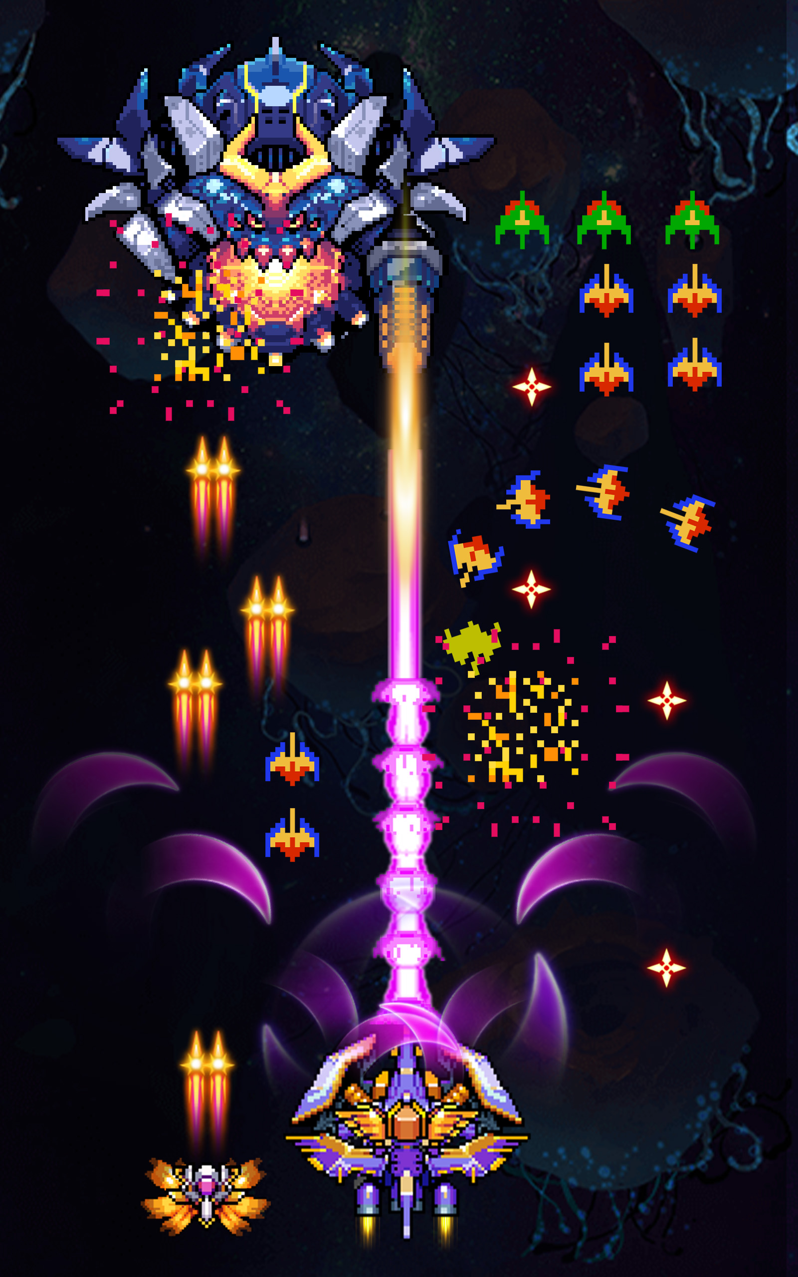 اسکرین شات 5 بازی Falcon: Classic Space Invaders