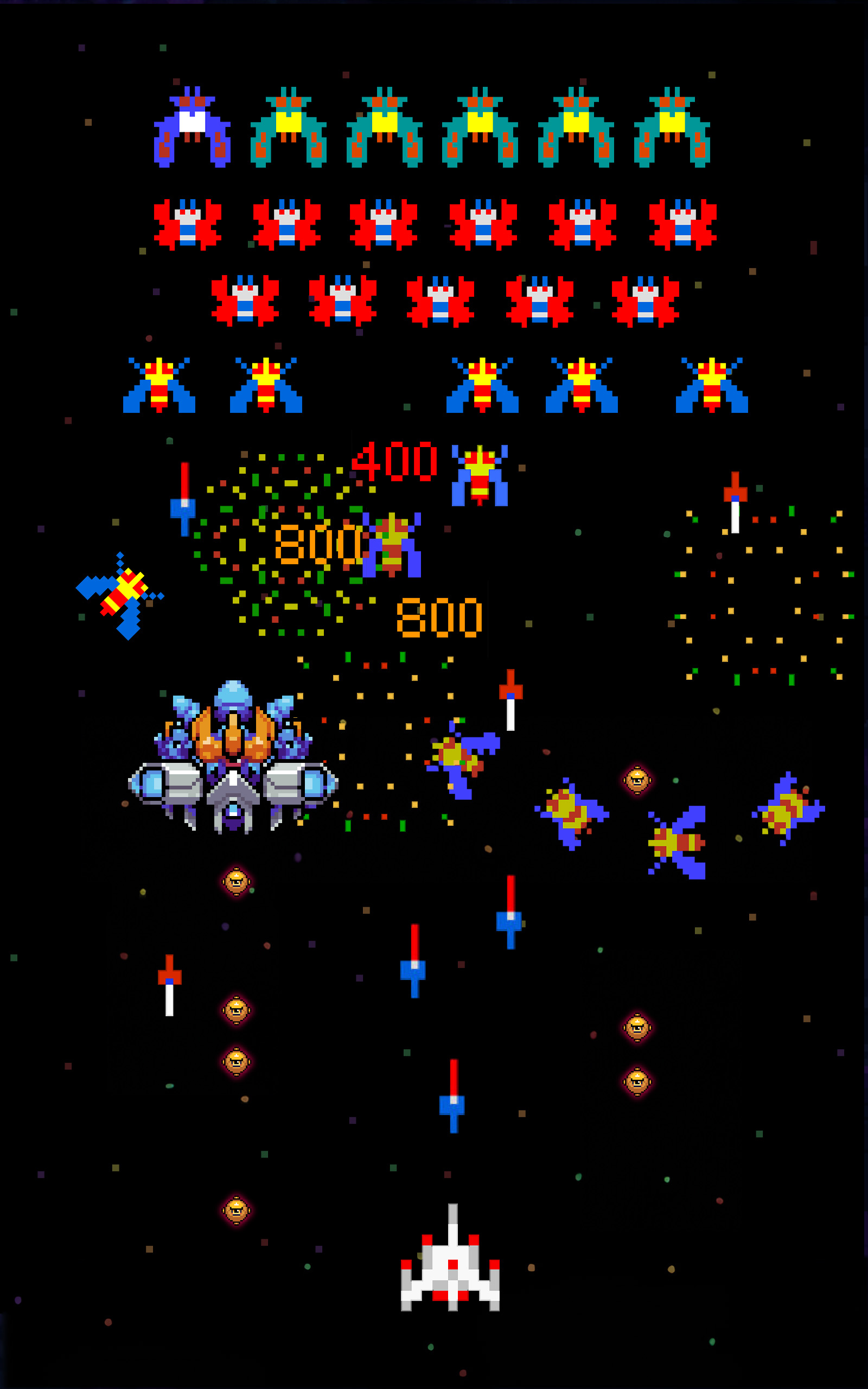 اسکرین شات 2 بازی Falcon: Classic Space Invaders