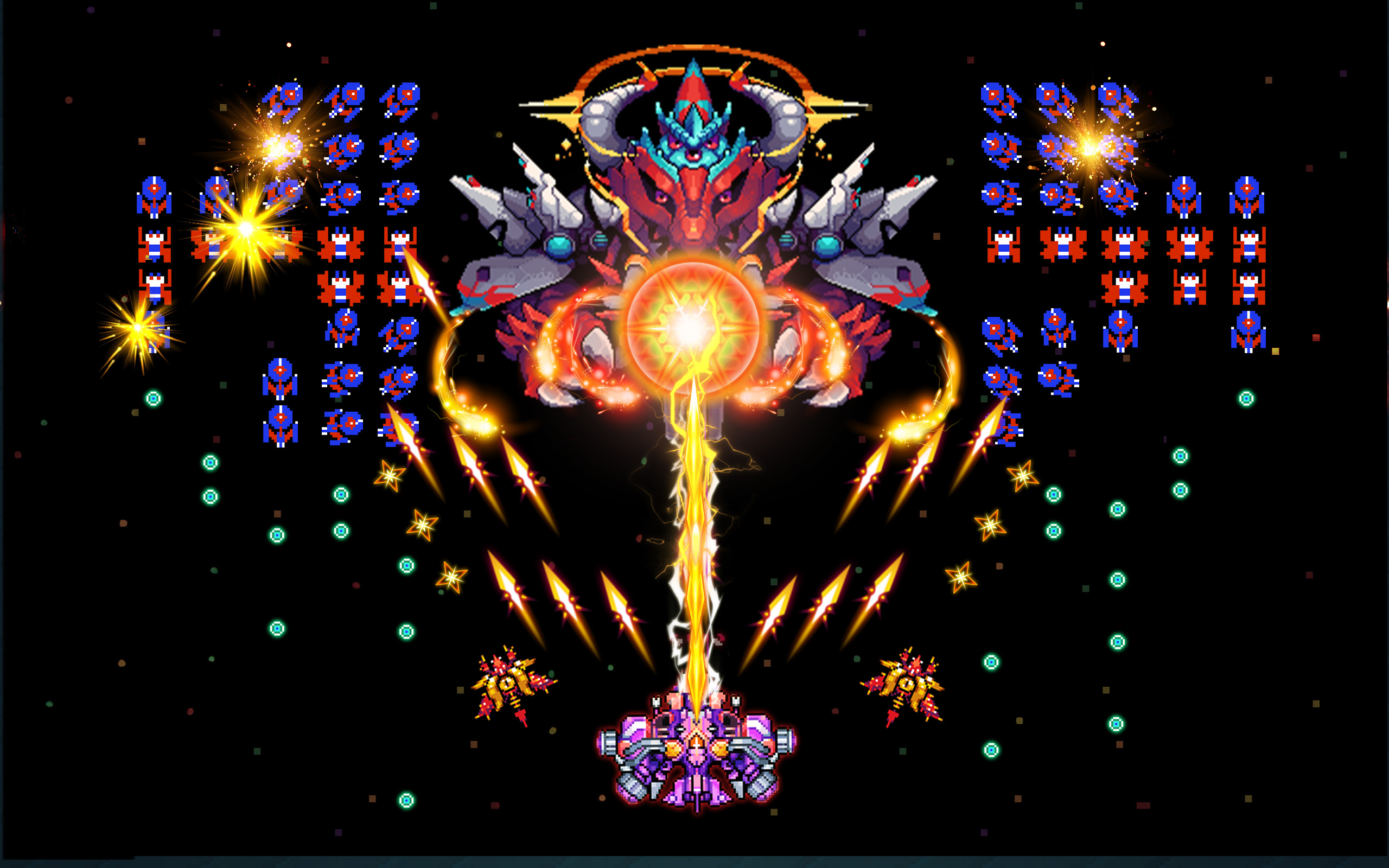 اسکرین شات 8 بازی Falcon: Classic Space Invaders
