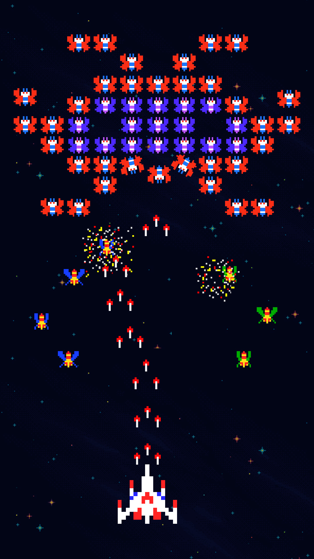اسکرین شات 4 بازی Falcon: Classic Space Invaders