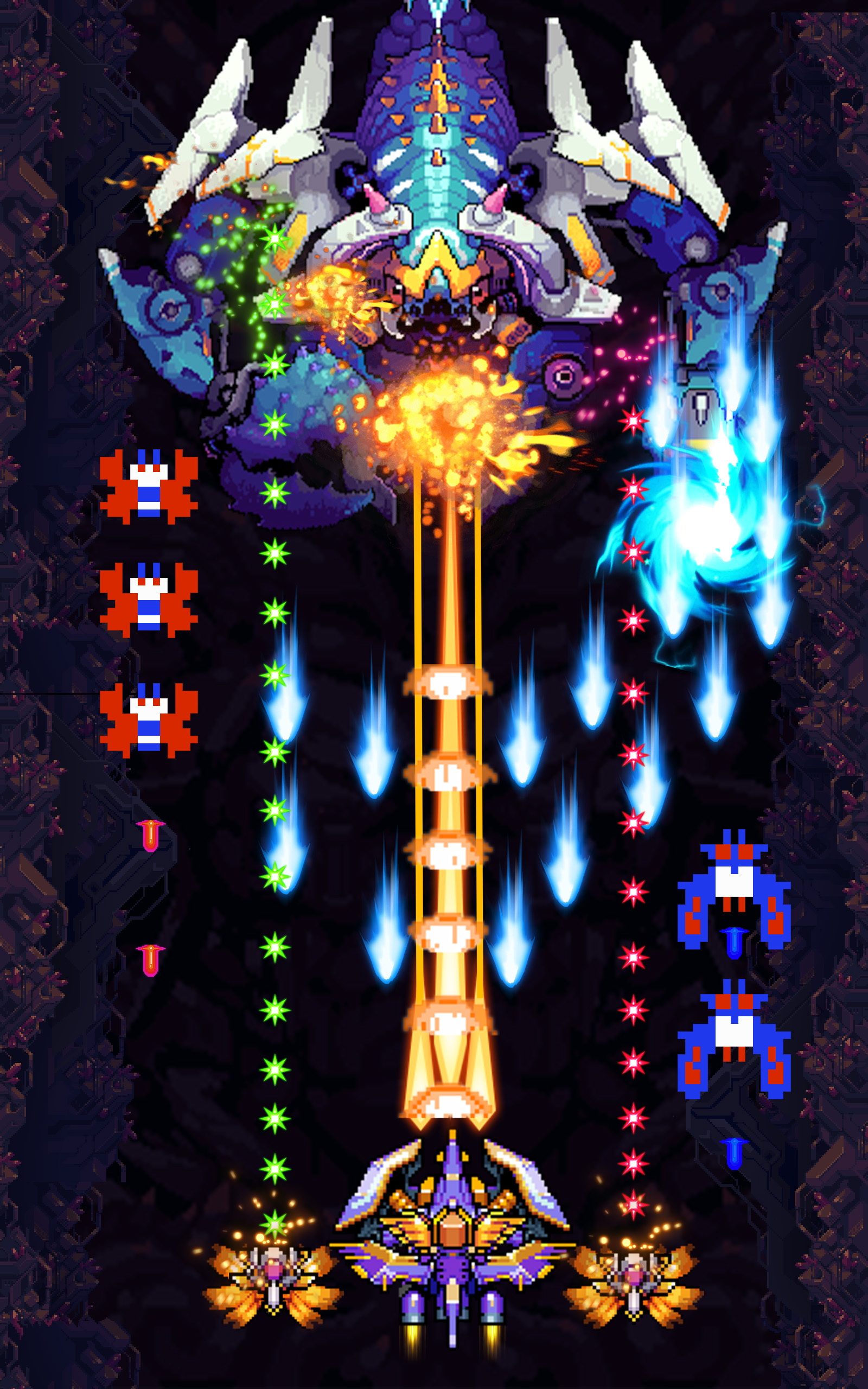 اسکرین شات 6 بازی Falcon: Classic Space Invaders