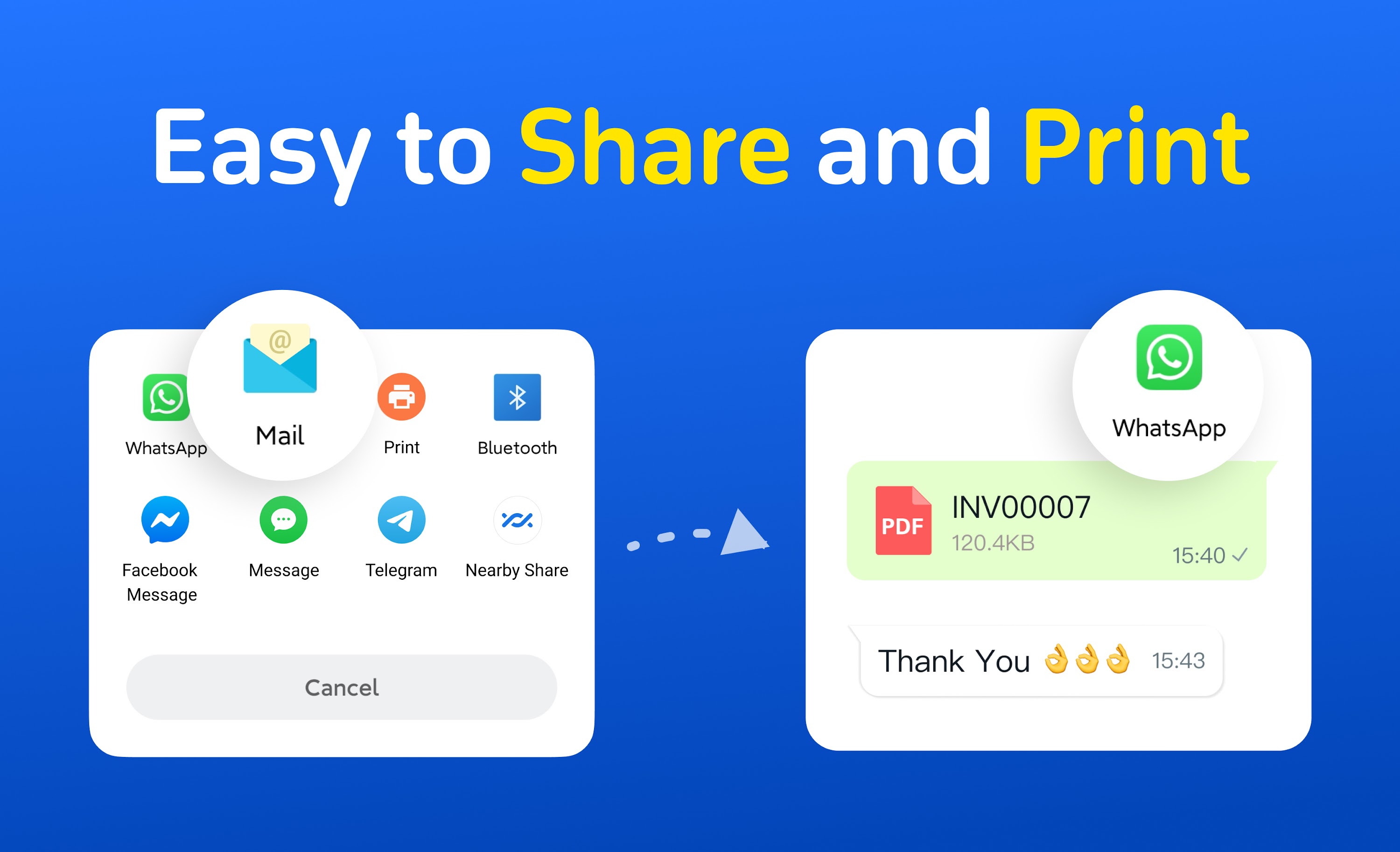 اسکرین شات 5 برنامه Invoice Maker & Estimate Maker