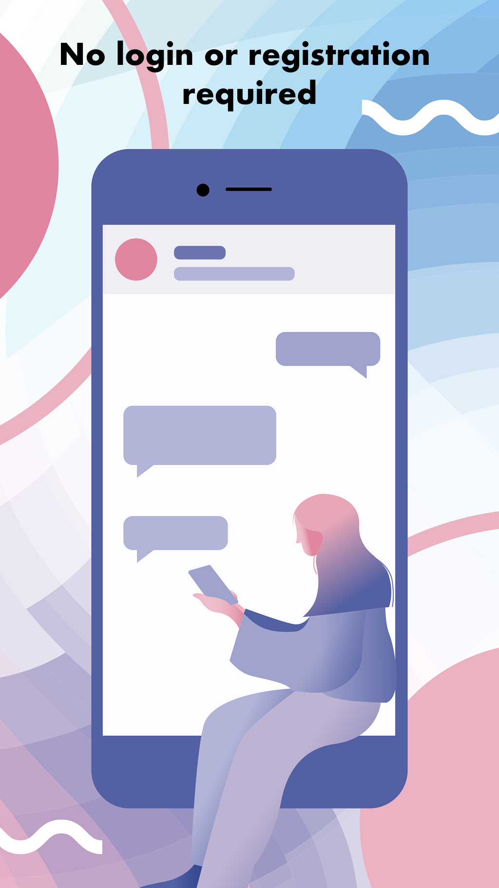 اسکرین شات 1 برنامه Anonymous Chat / AnonChat