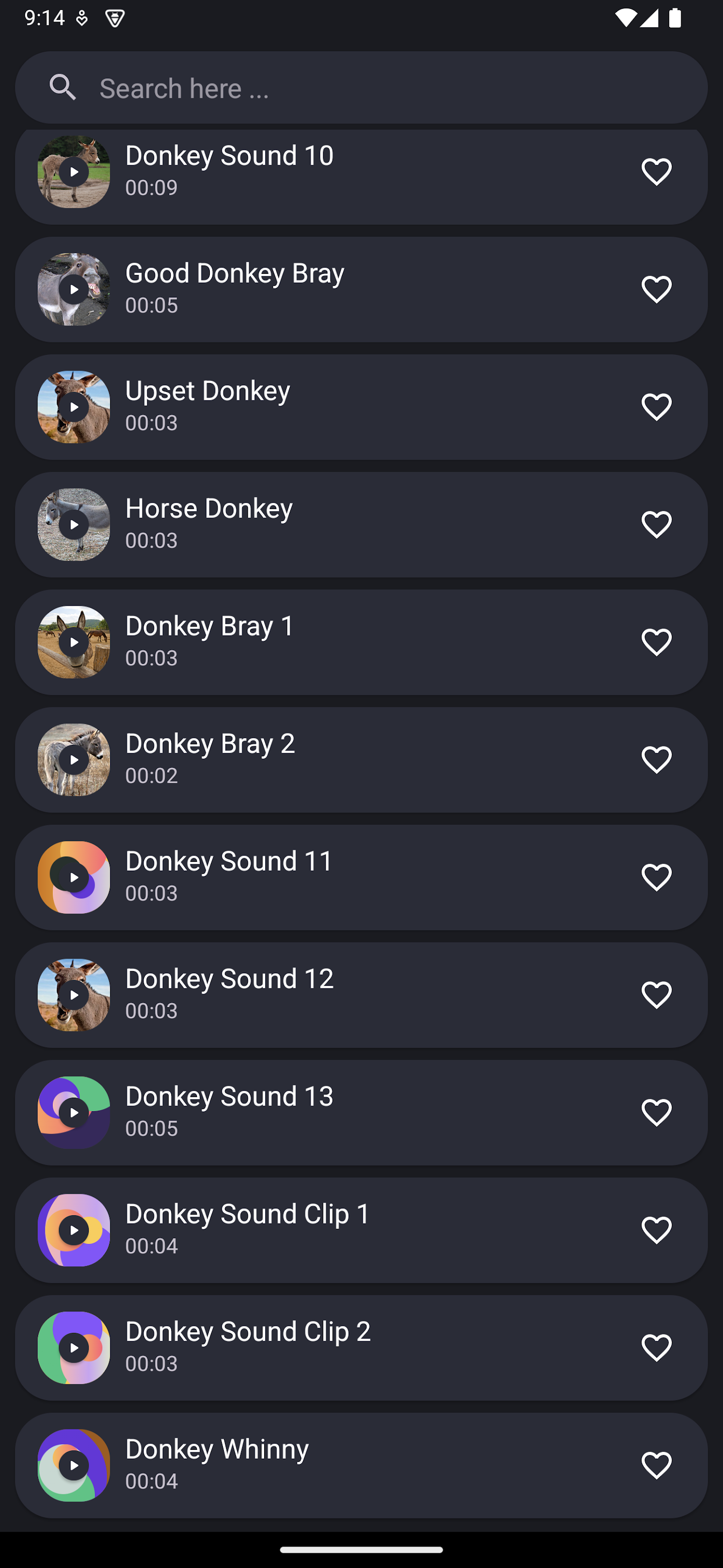 اسکرین شات 4 برنامه Donkey Sounds