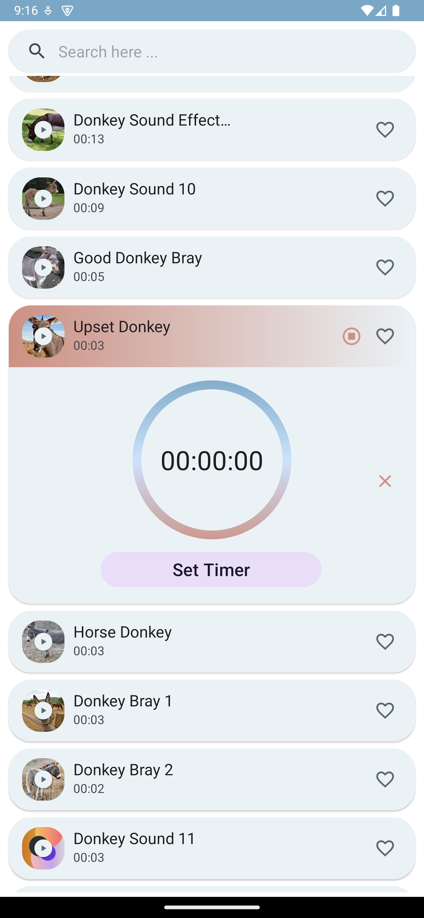 اسکرین شات 6 برنامه Donkey Sounds