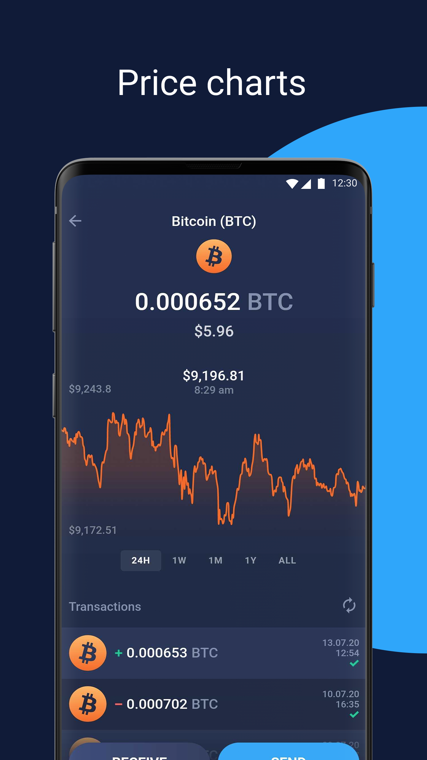 اسکرین شات 6 برنامه Bitcoin Wallet Crypto Ethereum