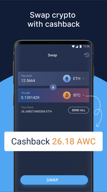 اسکرین شات 3 برنامه Bitcoin Wallet Crypto Ethereum