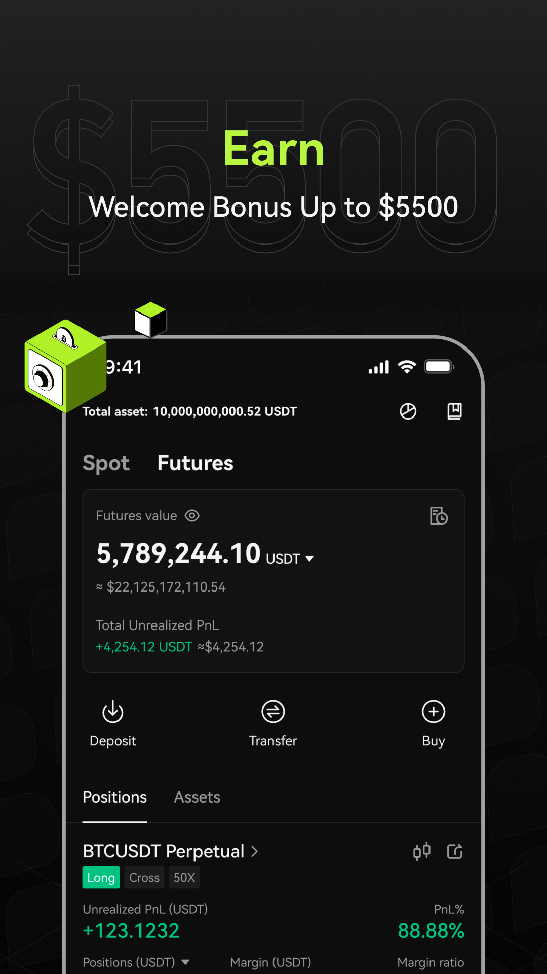اسکرین شات 2 برنامه Bitunix: Crypto & BTC Trading