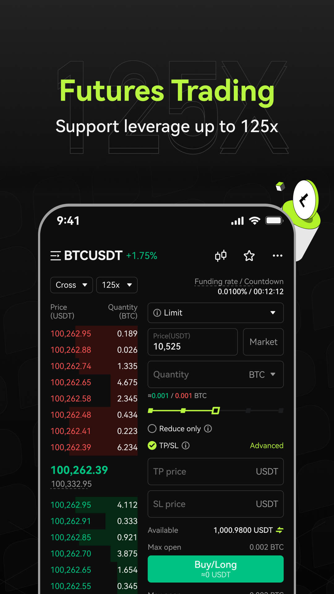 اسکرین شات 5 برنامه Bitunix: Crypto & BTC Trading