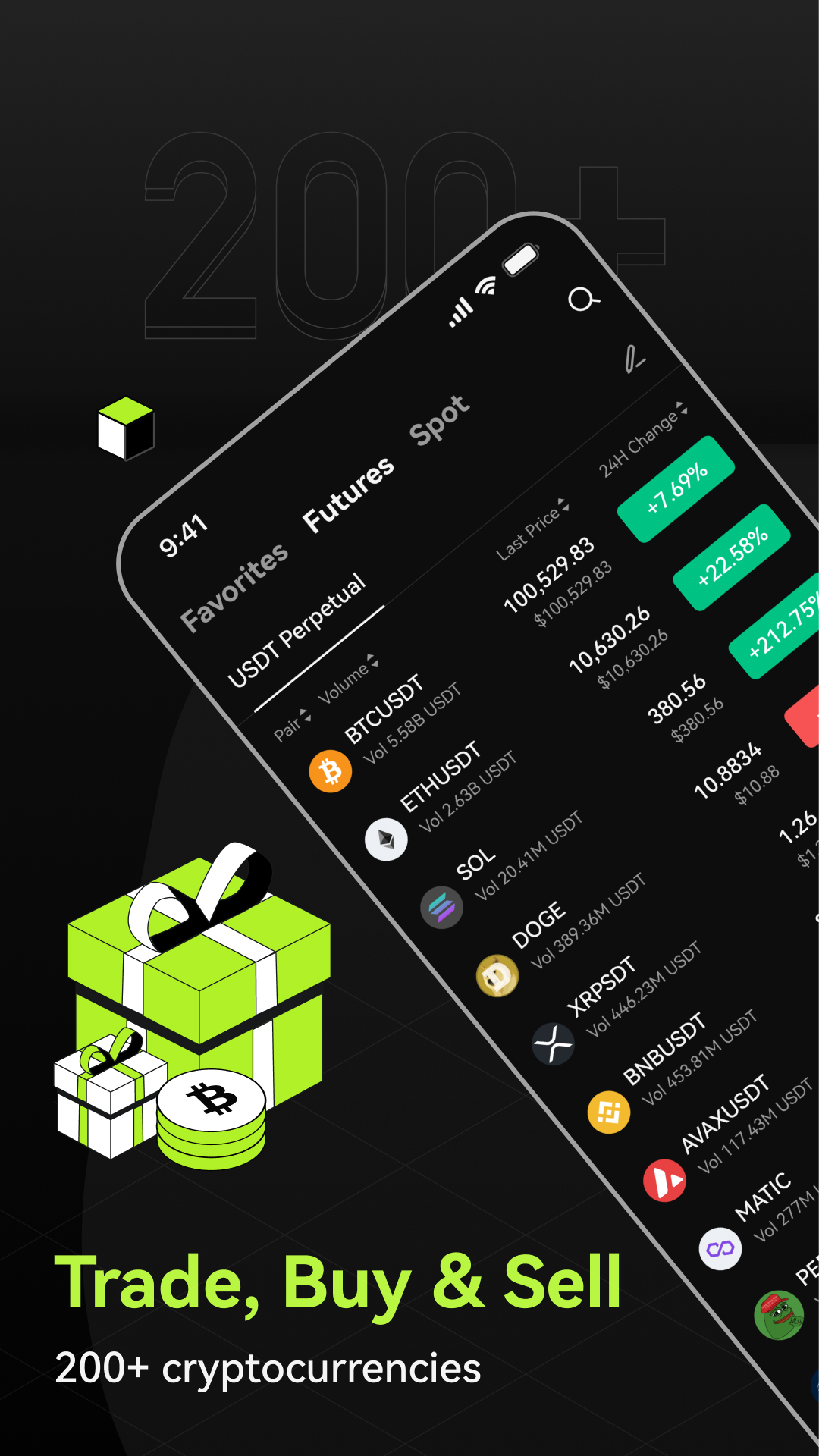 اسکرین شات 3 برنامه Bitunix: Crypto & BTC Trading