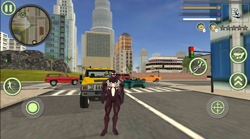 اسکرین شات 4 برنامه Neon Spider Rope Hero : Vice Town