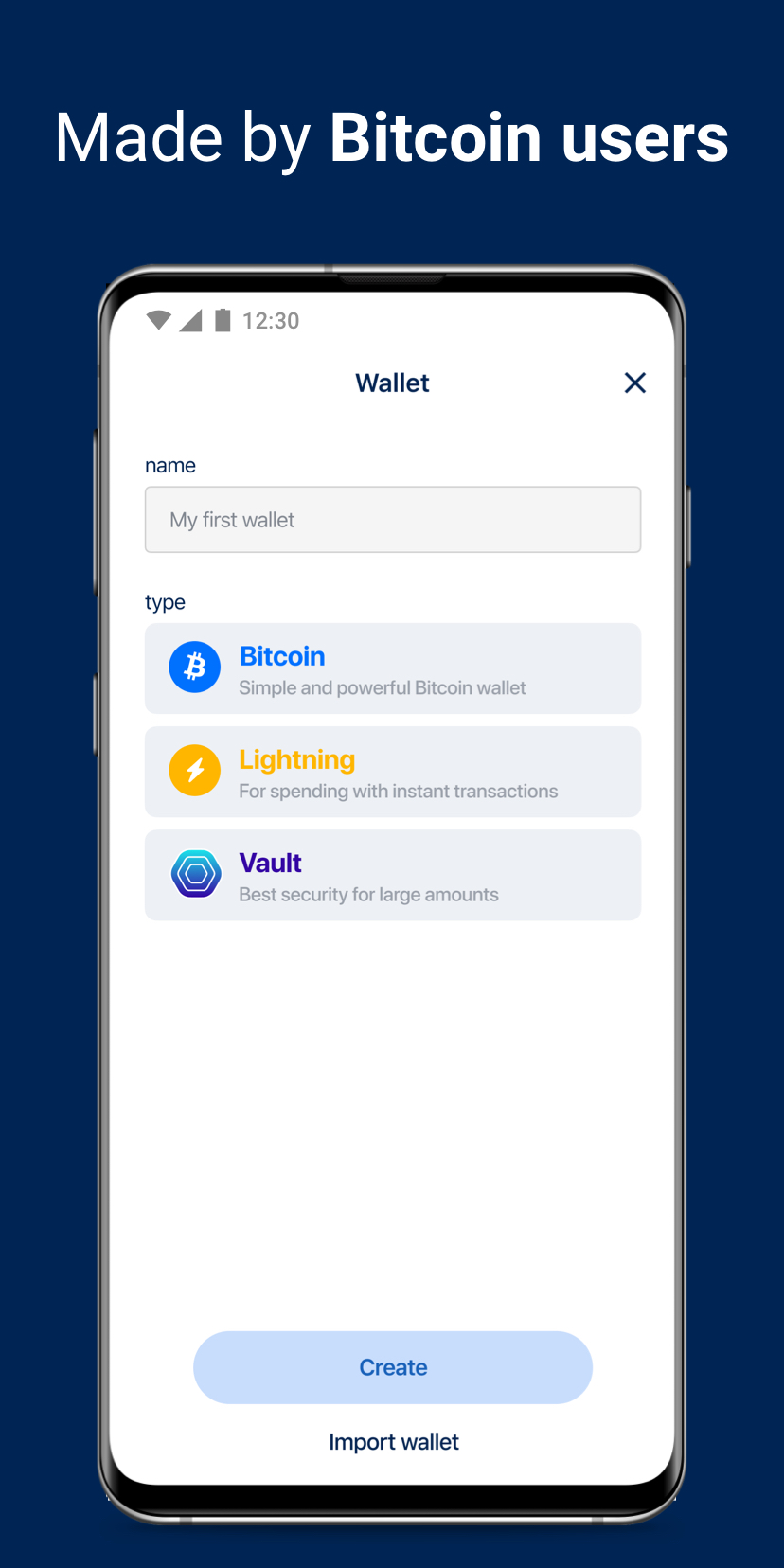 اسکرین شات 6 برنامه BlueWallet Bitcoin Wallet