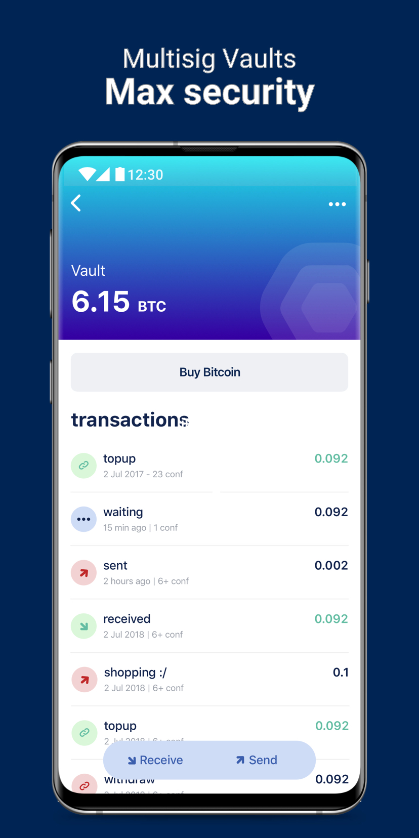 اسکرین شات 5 برنامه BlueWallet Bitcoin Wallet