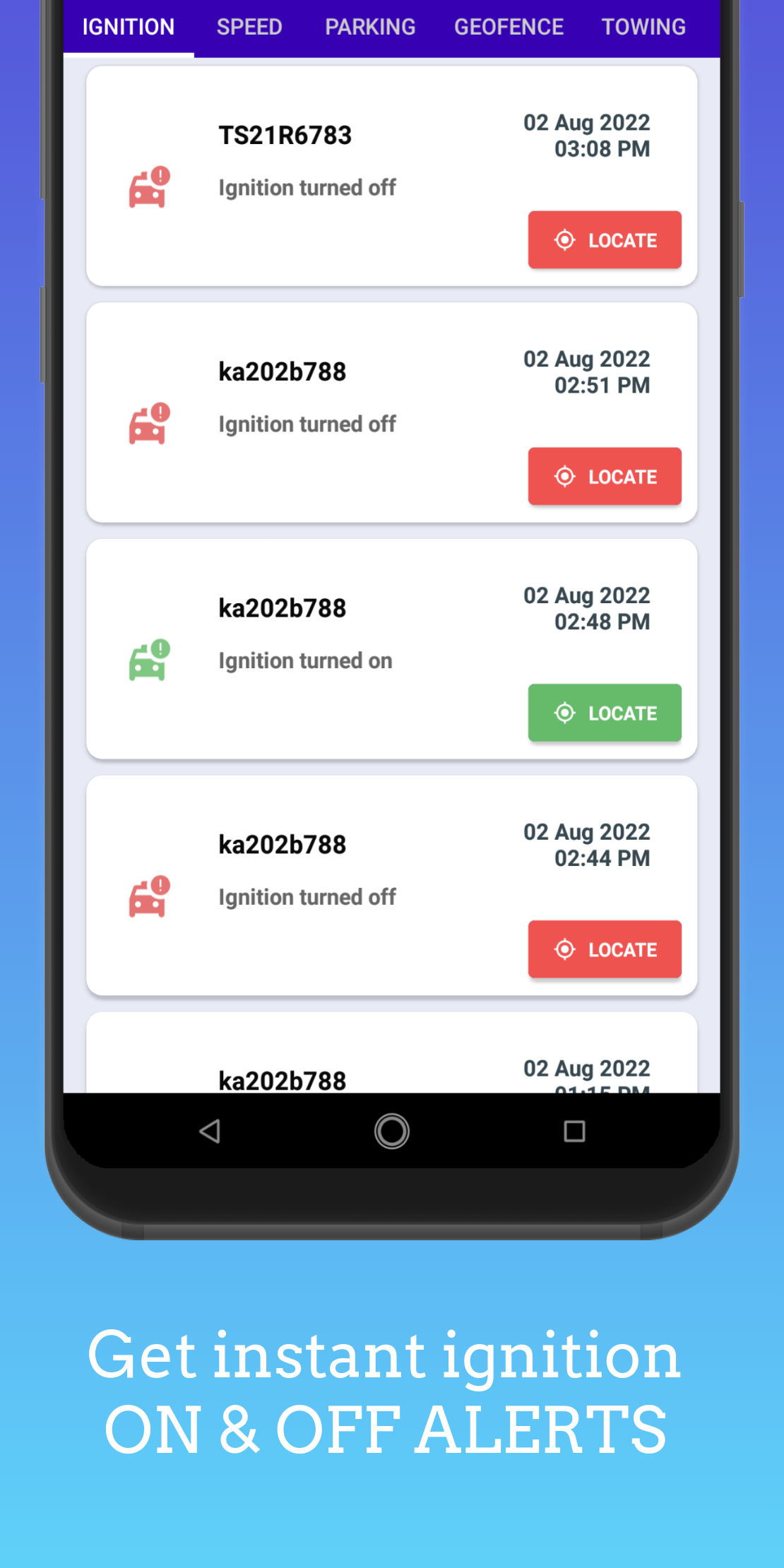 اسکرین شات 5 برنامه TrackX® — GPS & Vehicle Info
