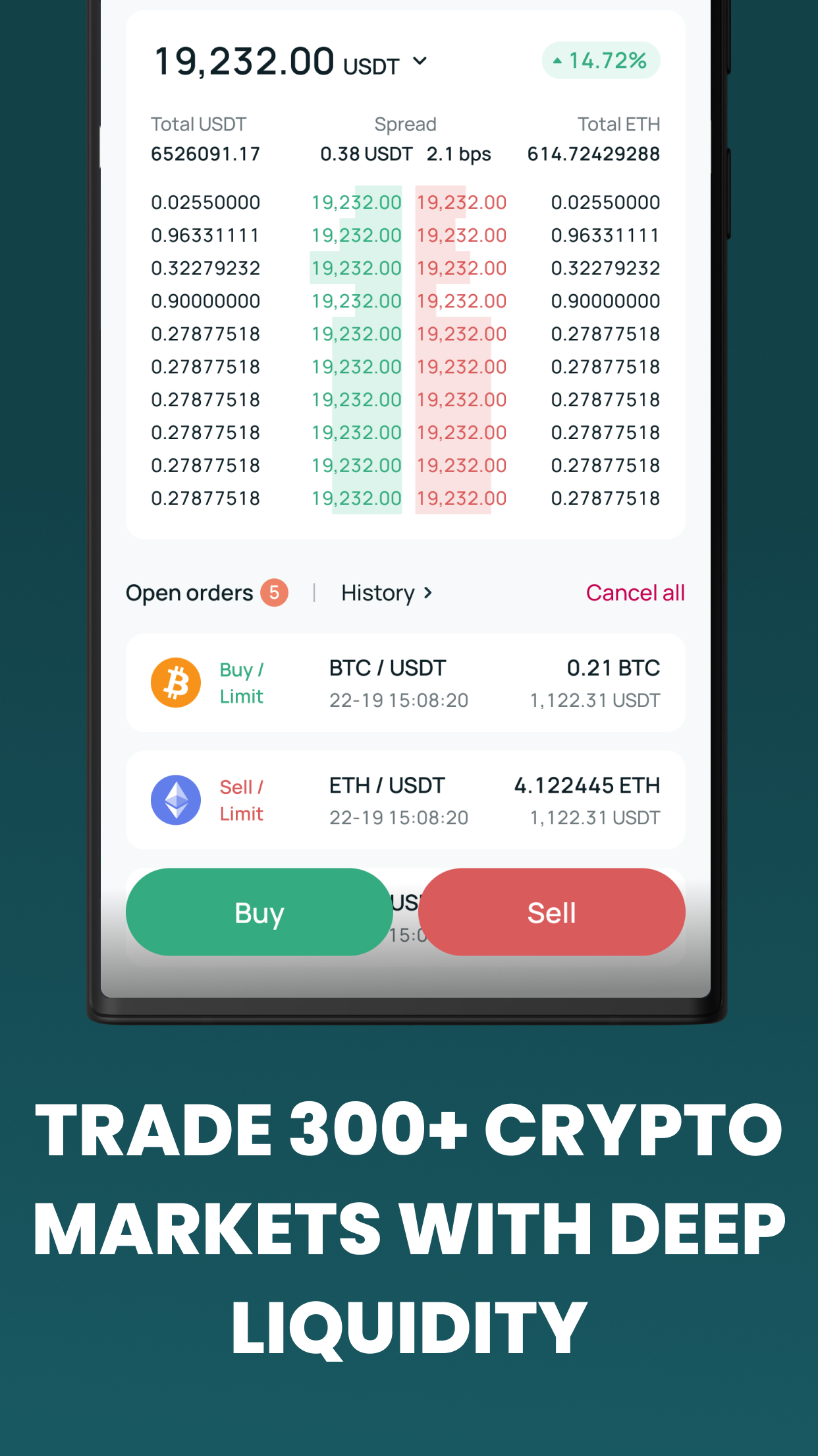 اسکرین شات 5 برنامه CEX.IO App - Buy Crypto & BTC