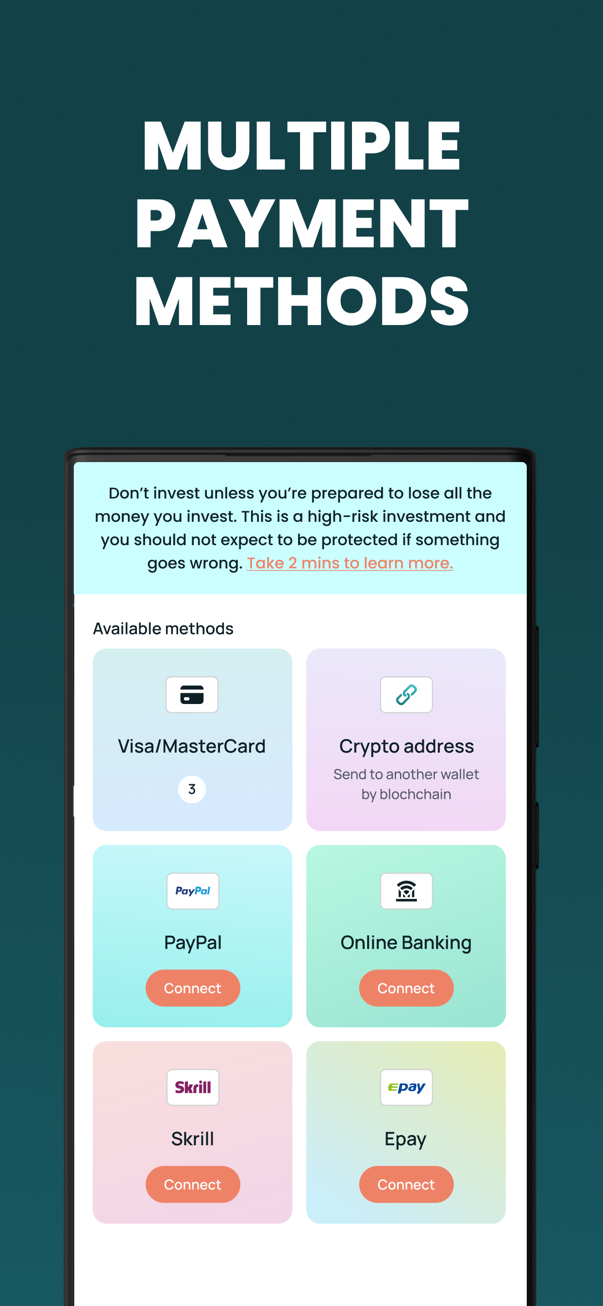 اسکرین شات 4 برنامه CEX.IO App - Crypto Wallet
