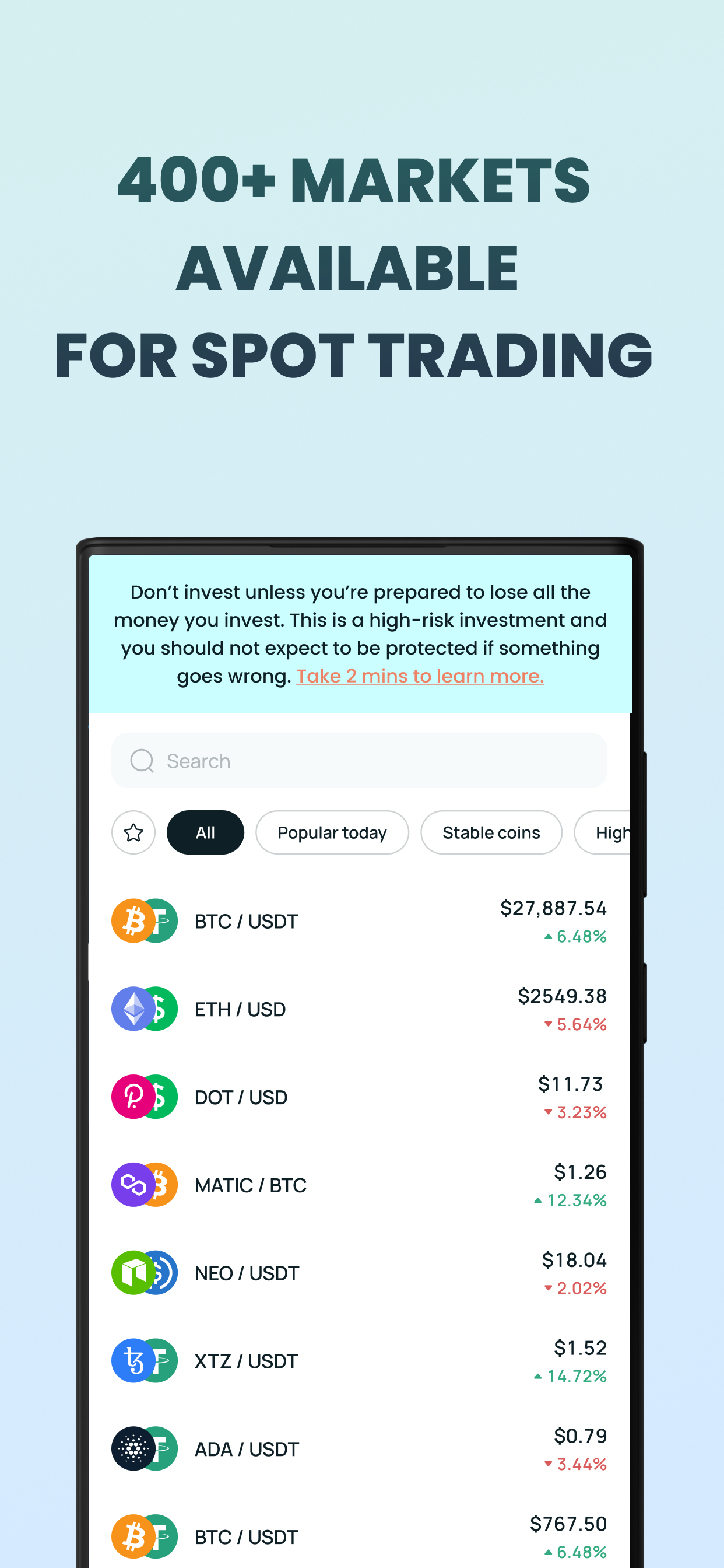 اسکرین شات 3 برنامه CEX.IO App - Crypto Wallet