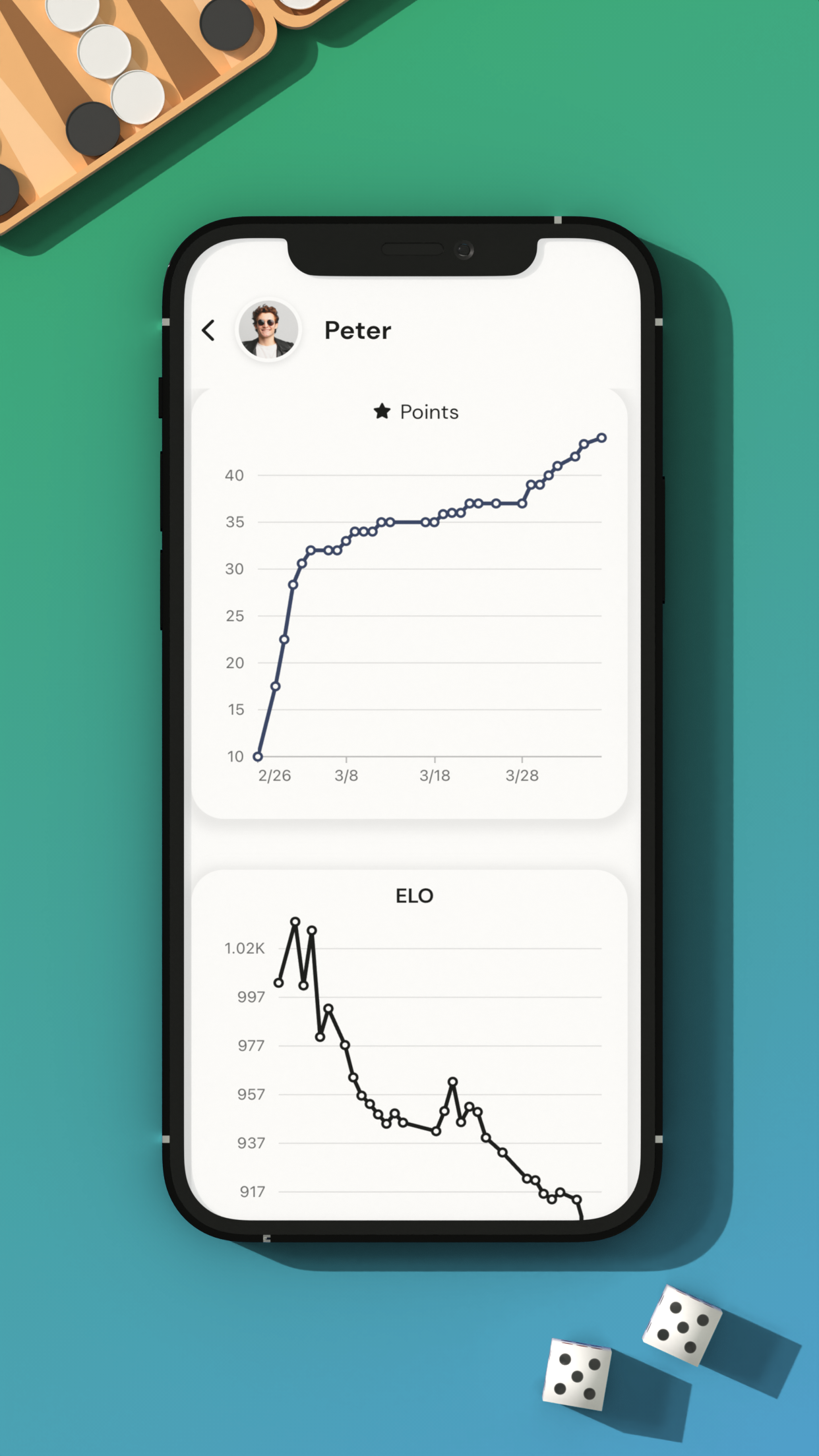 اسکرین شات 6 بازی Backgammon Online