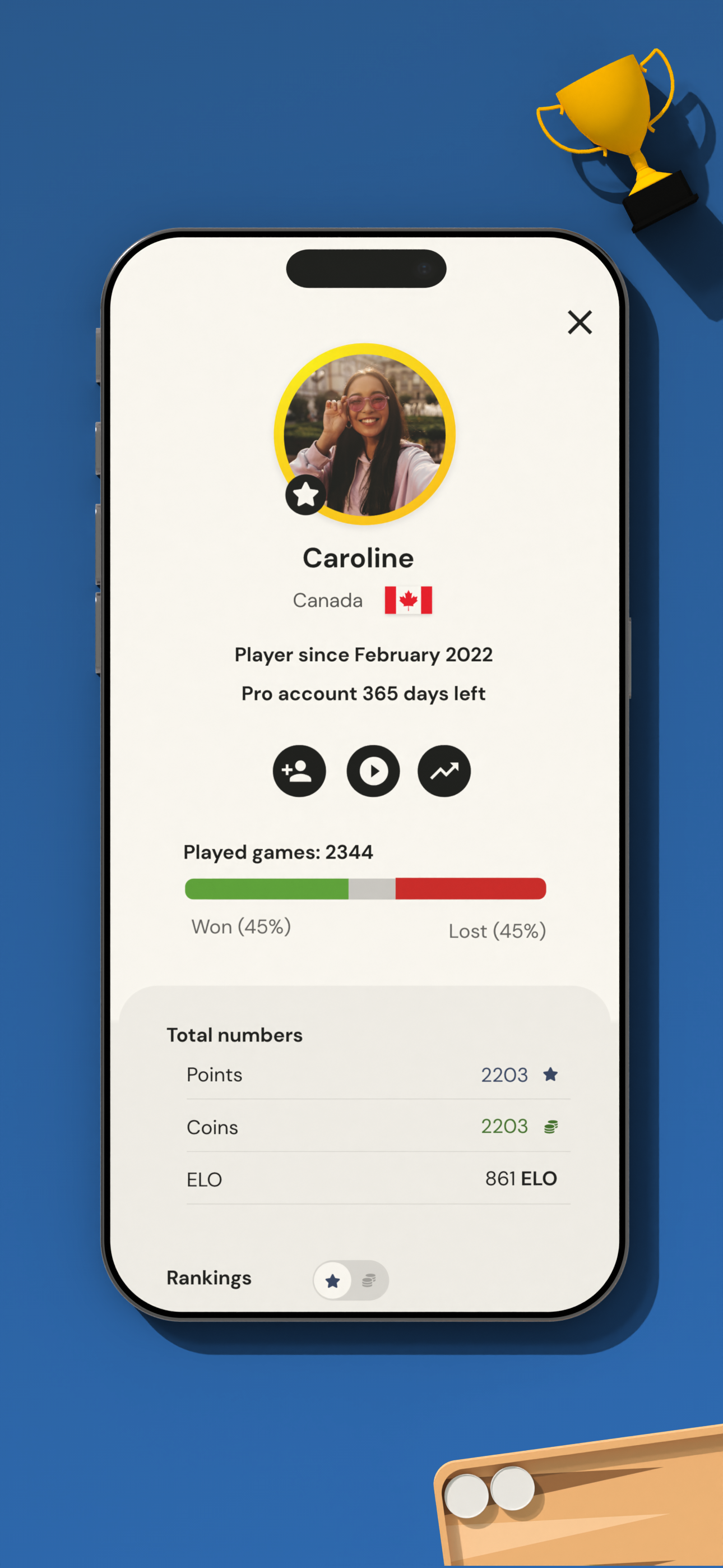 اسکرین شات 4 بازی Backgammon Online