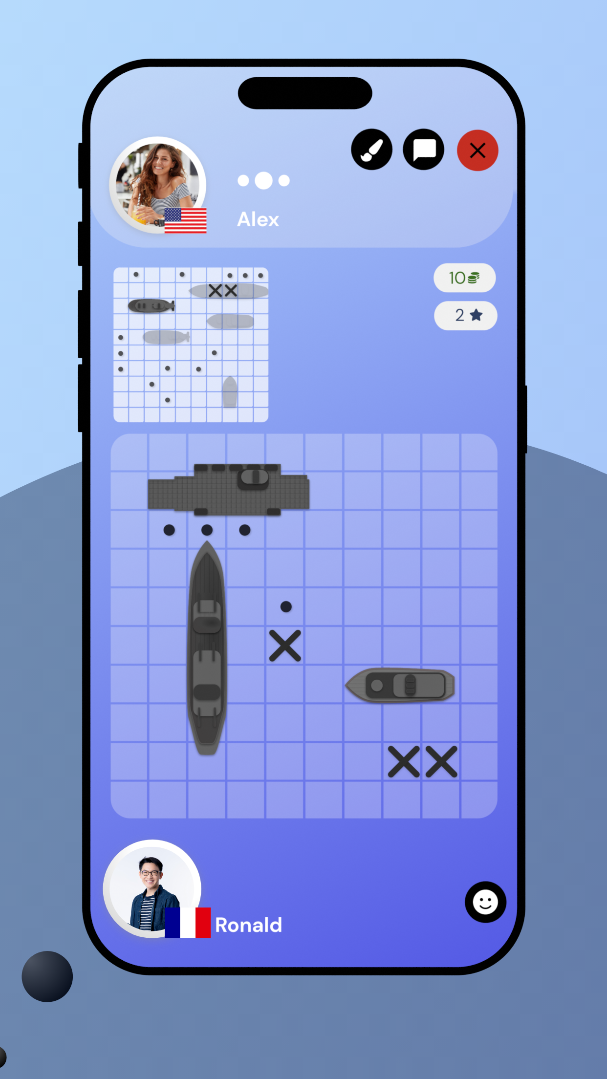 اسکرین شات 1 بازی Warships Online