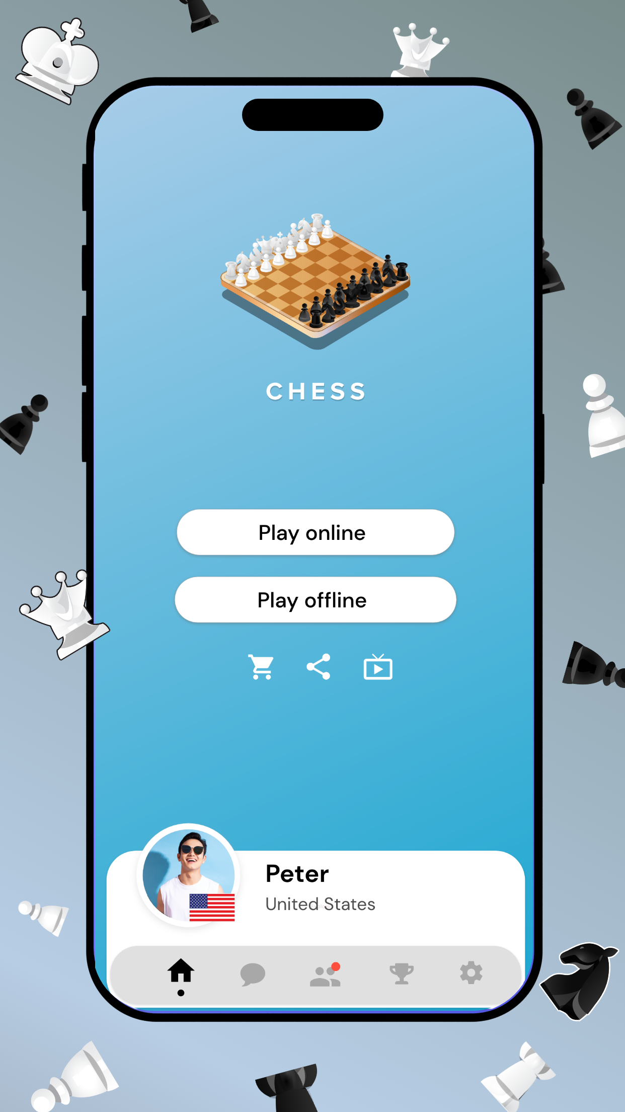 اسکرین شات 3 بازی Chess Live - Online & Offline