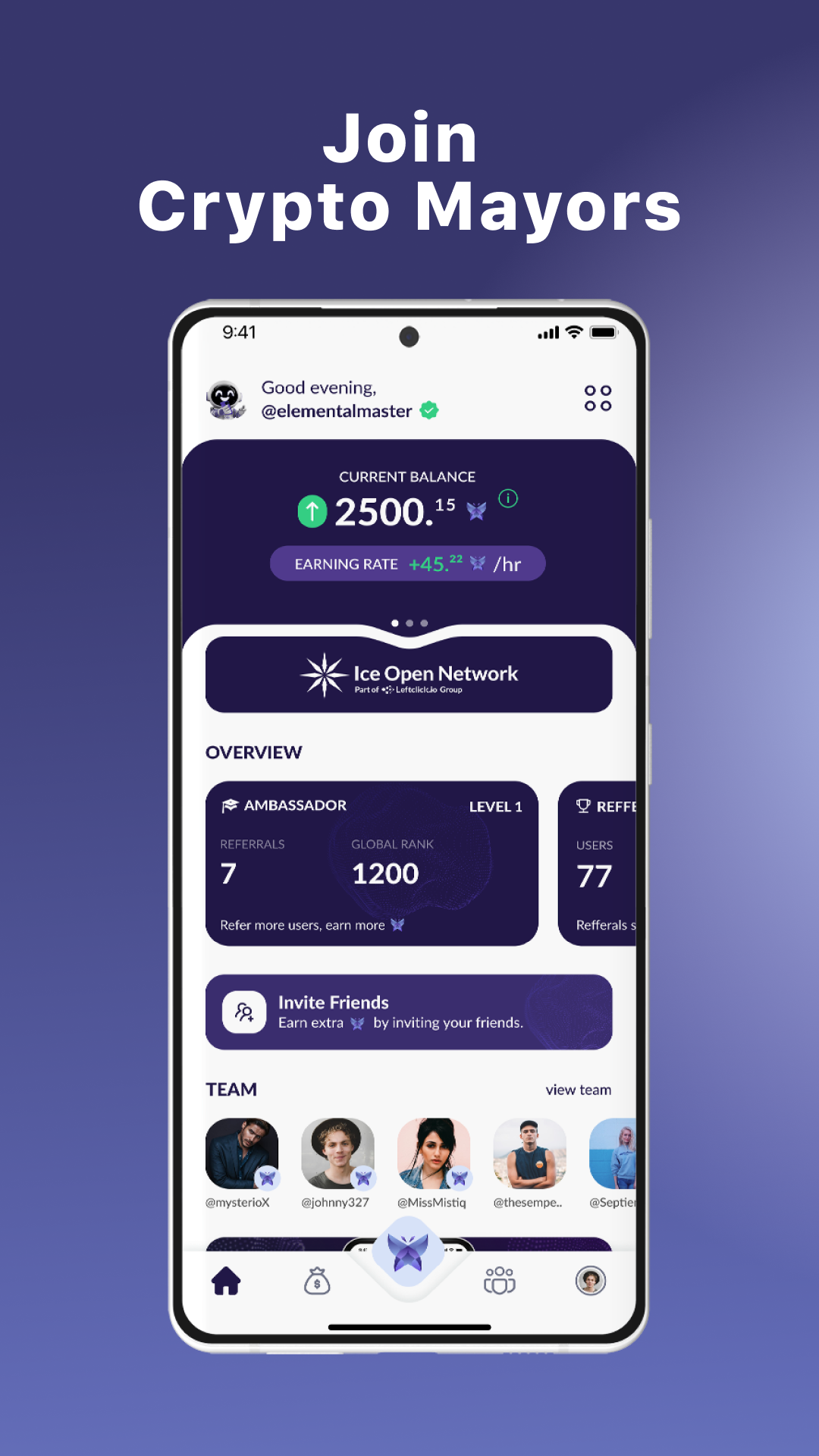 اسکرین شات 1 برنامه Crypto Mayors