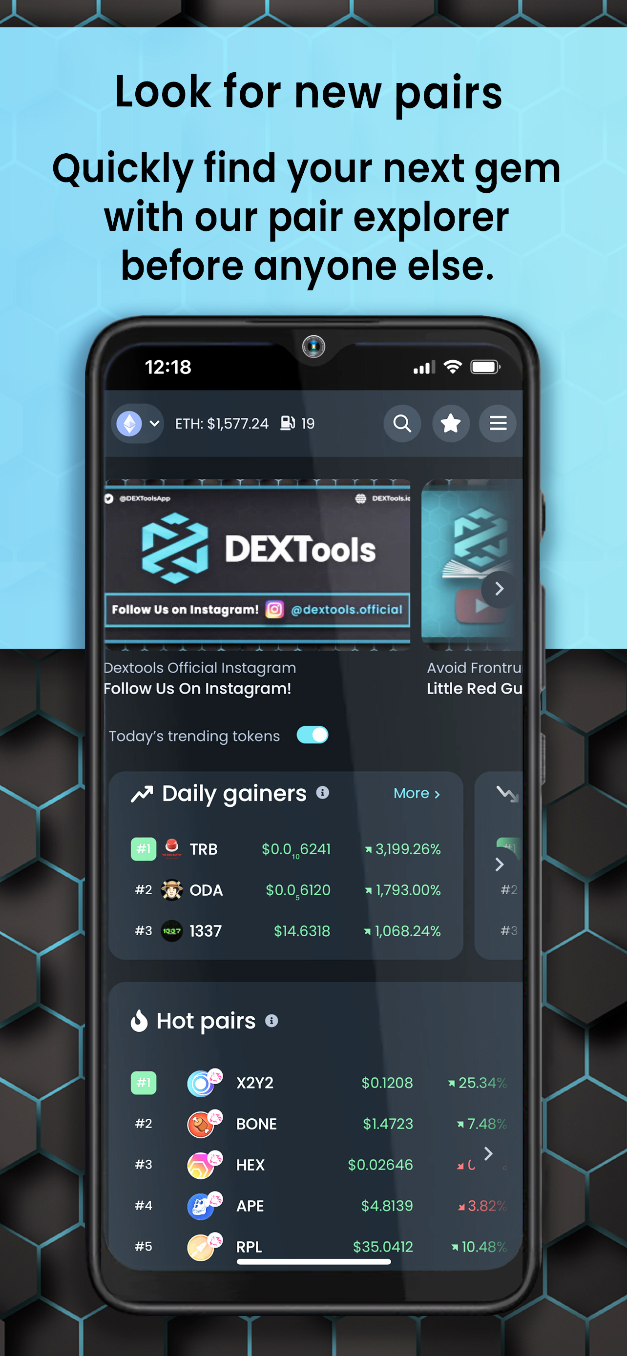 اسکرین شات 2 برنامه DEXTools