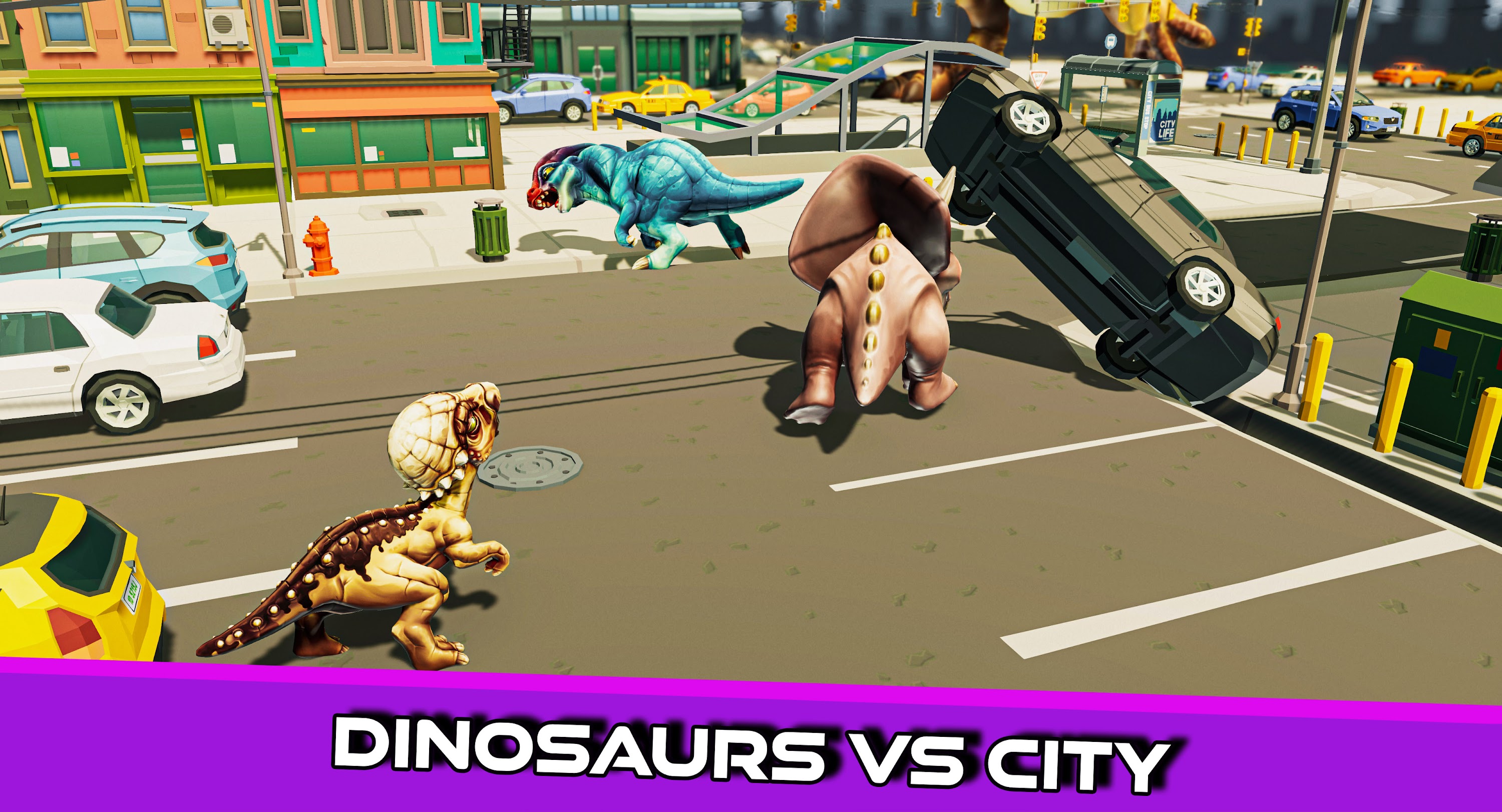 اسکرین شات 2 بازی Dinosaur.io Jurassic Battle