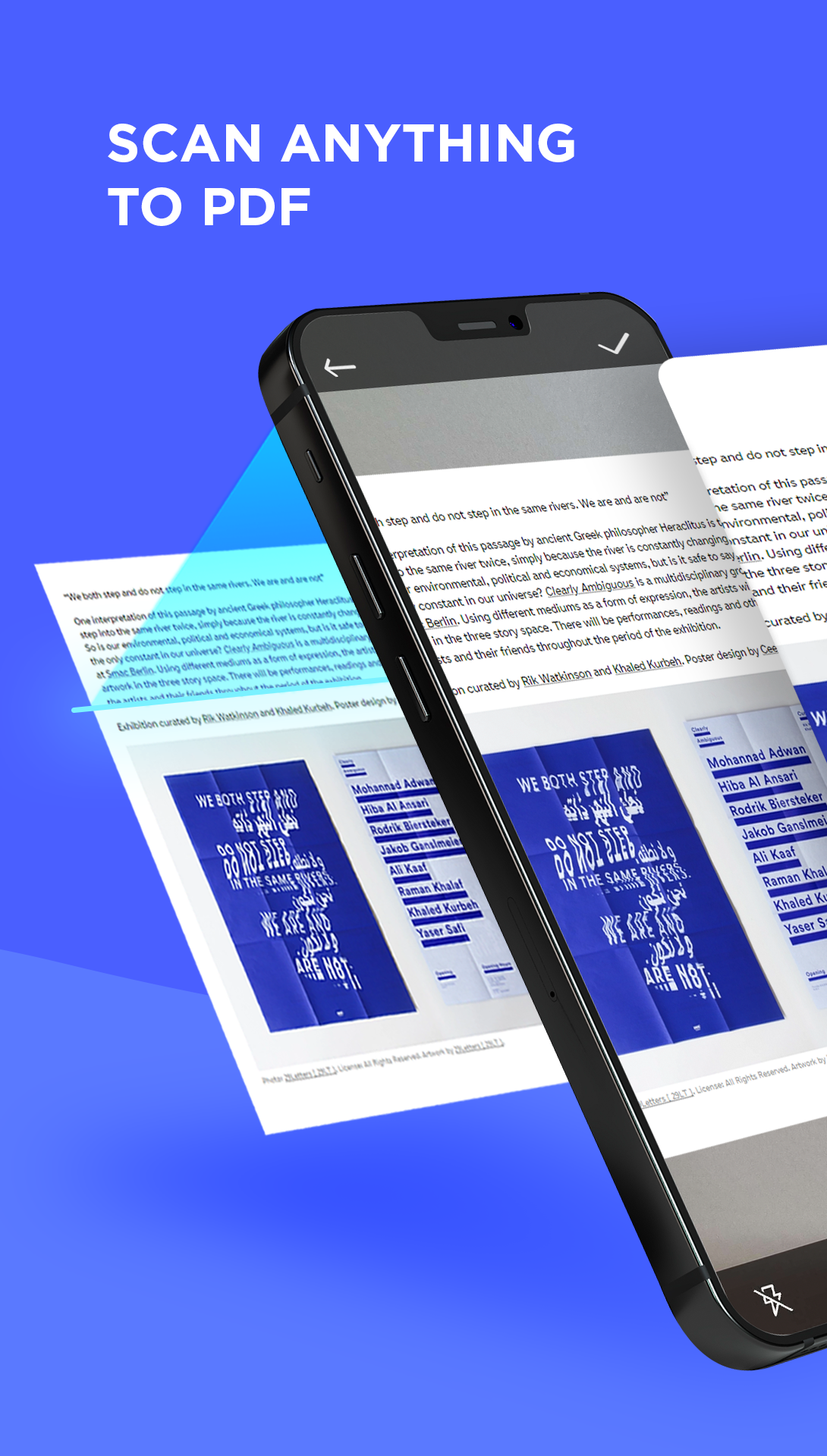 اسکرین شات 1 برنامه Document Scan: PDF Scanner App