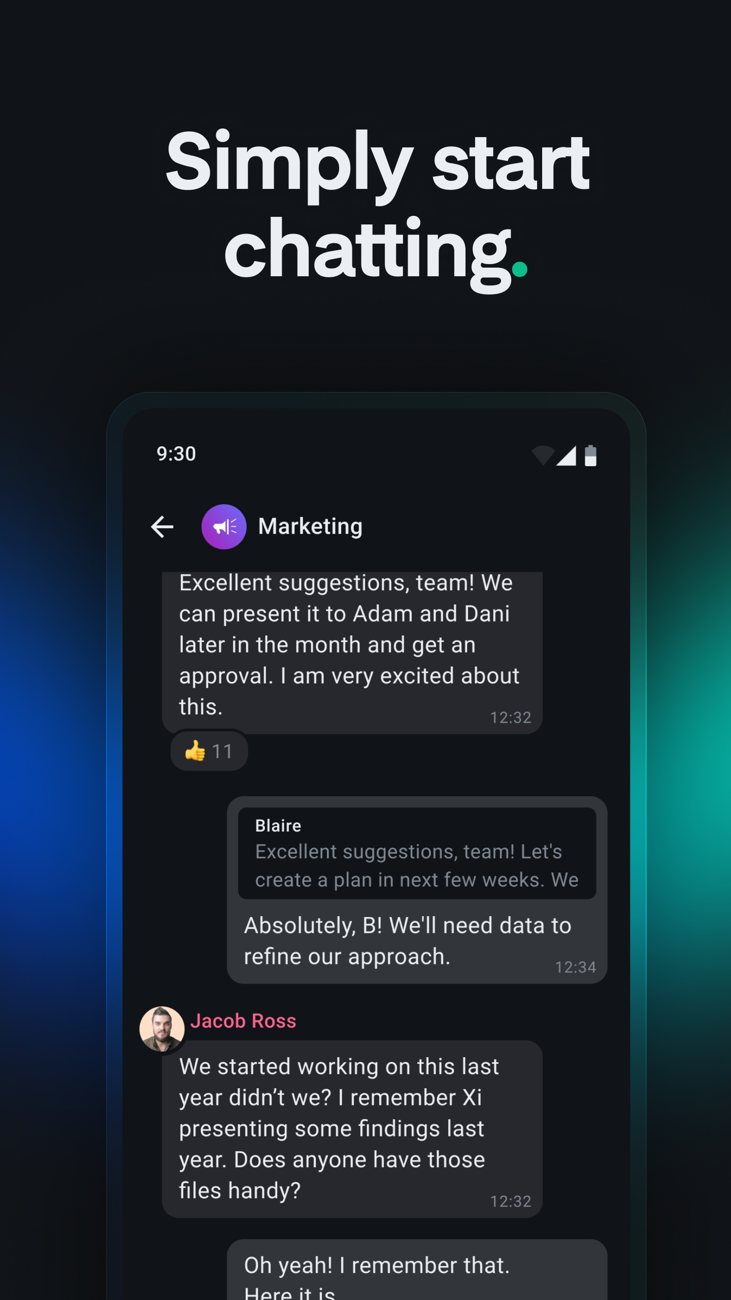 اسکرین شات 4 برنامه Element X - Secure Chat & Call