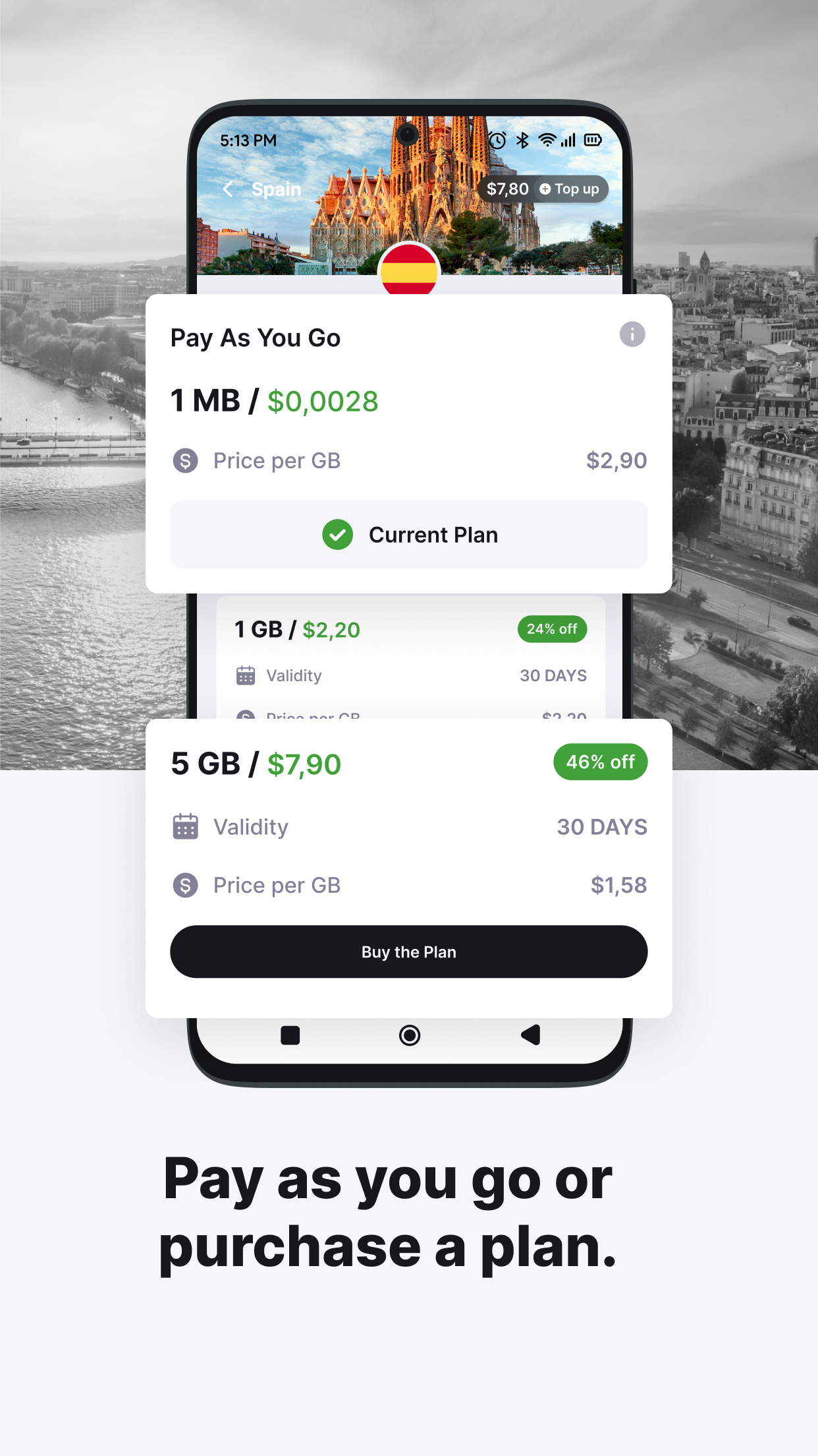 اسکرین شات 3 برنامه eSIM io: Global SIM Card