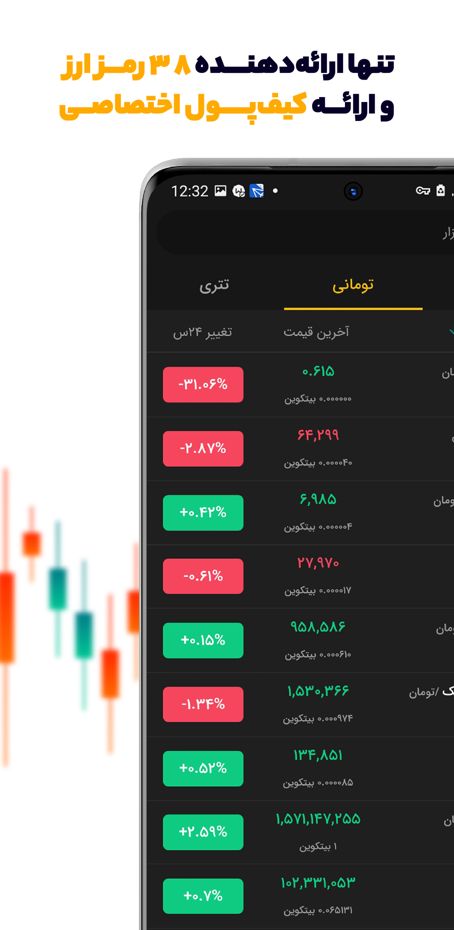 اسکرین شات 5 برنامه ‏اکس نوین- بازار معاملاتی رمزارزها‎