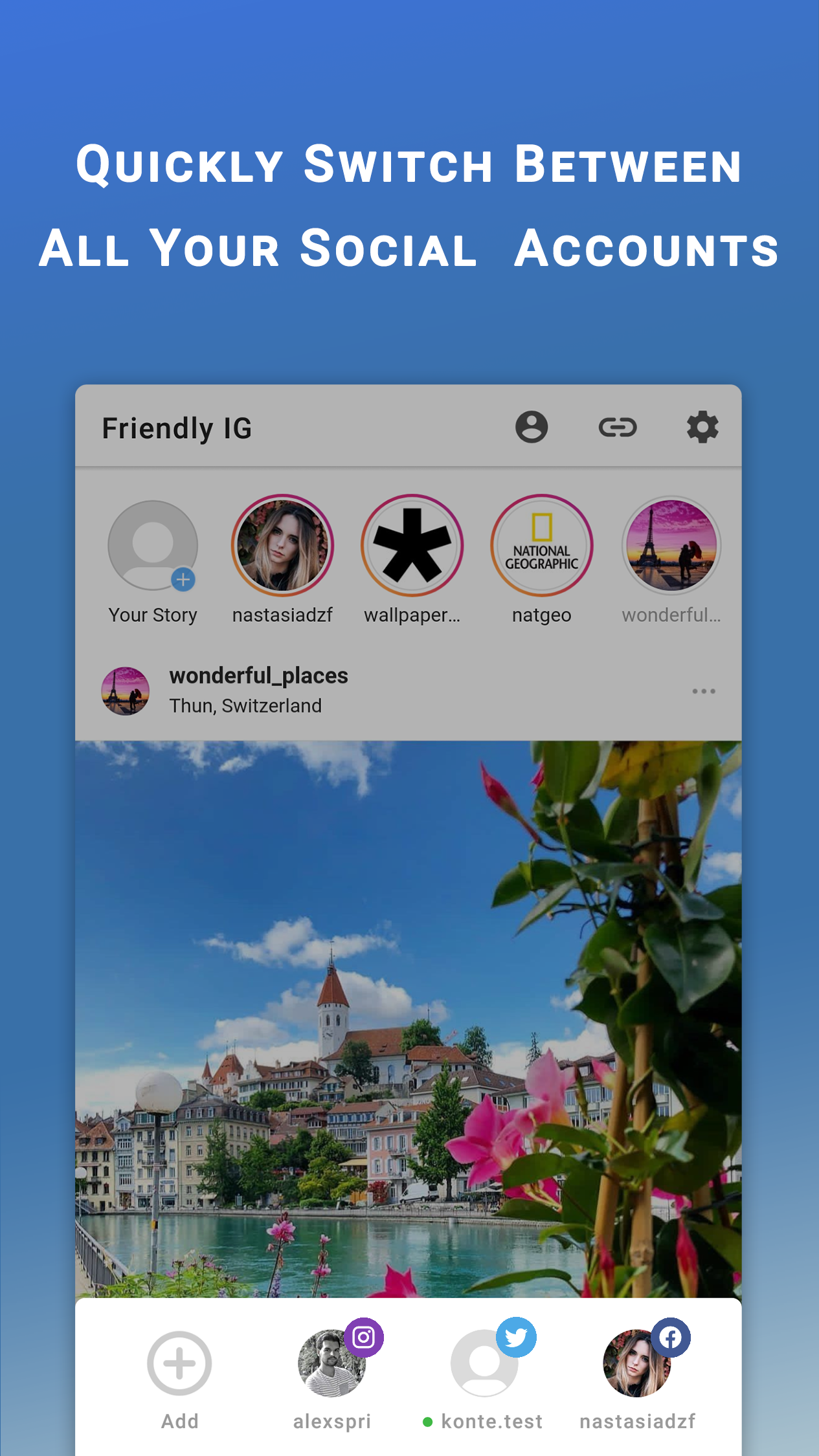 اسکرین شات برنامه Friendly For Instagram 1