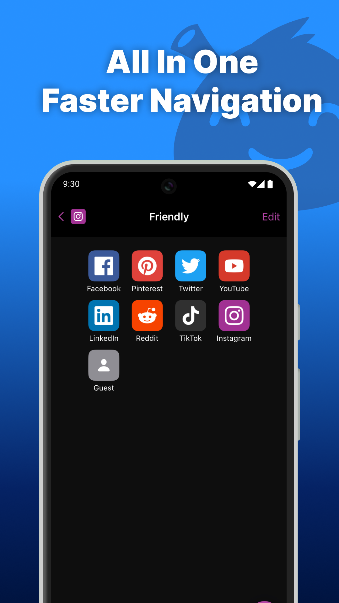 اسکرین شات 7 برنامه Friendly Social Browser