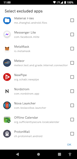 اسکرین شات 3 برنامه Geph - resilient anti-blocking VPN