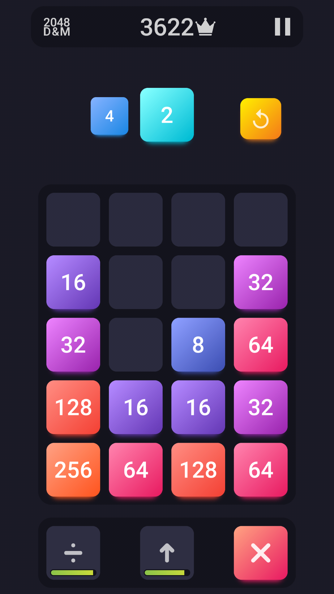 اسکرین شات 2 بازی 2048: Drop And Merge