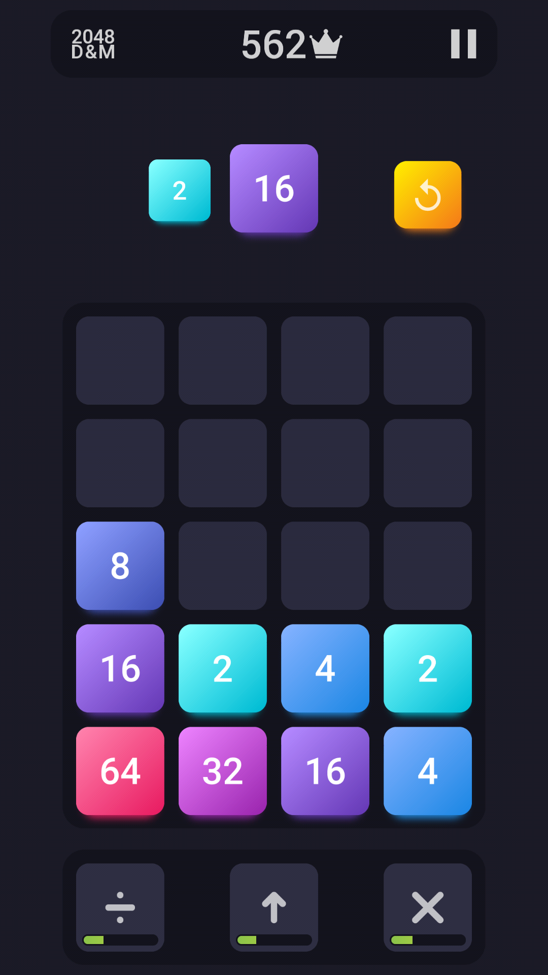 اسکرین شات 1 بازی 2048: Drop And Merge