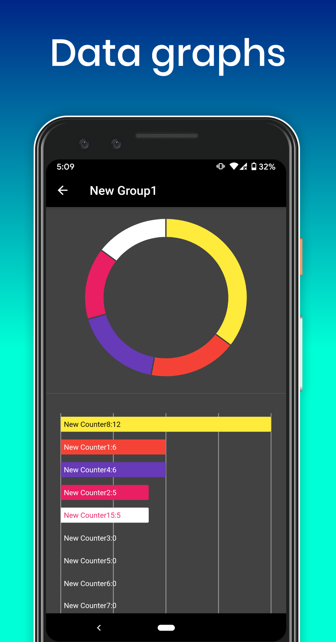 اسکرین شات 5 برنامه Smart Tally Counter + Widget