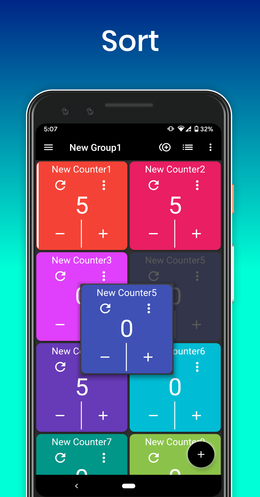 اسکرین شات 6 برنامه Smart Tally Counter + Widget