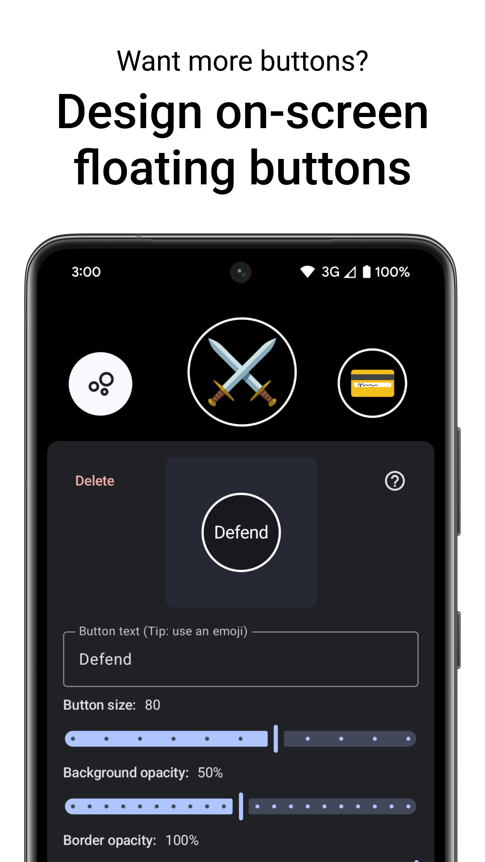 اسکرین شات برنامه Key Mapper & Floating Buttons 3