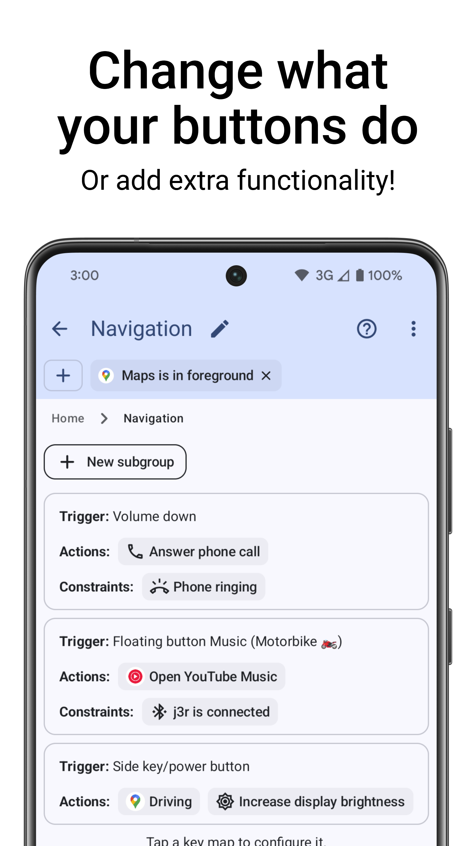 اسکرین شات 1 برنامه Key Mapper & Floating Buttons