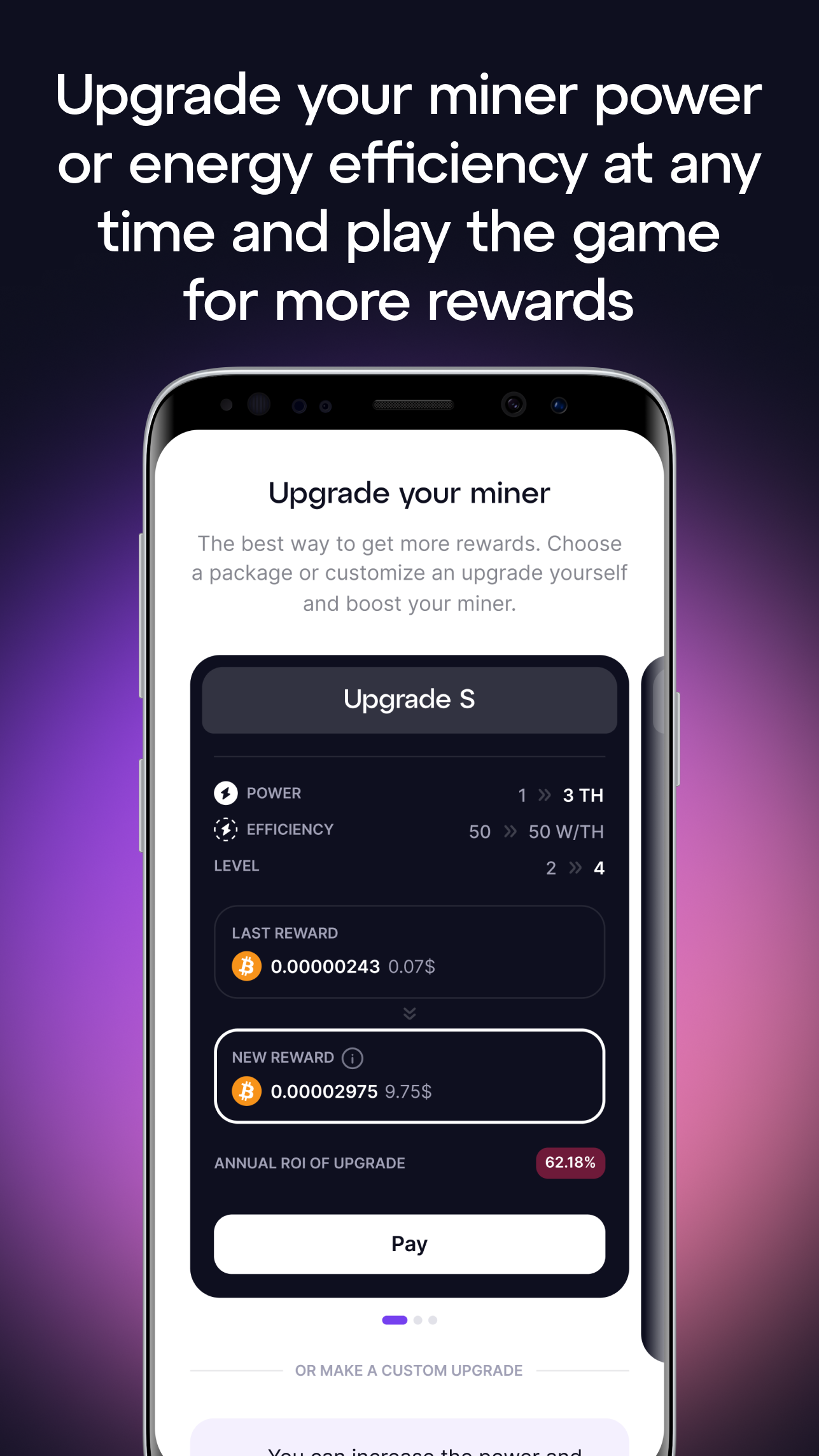 اسکرین شات 4 برنامه GoMining - Coin Mining App