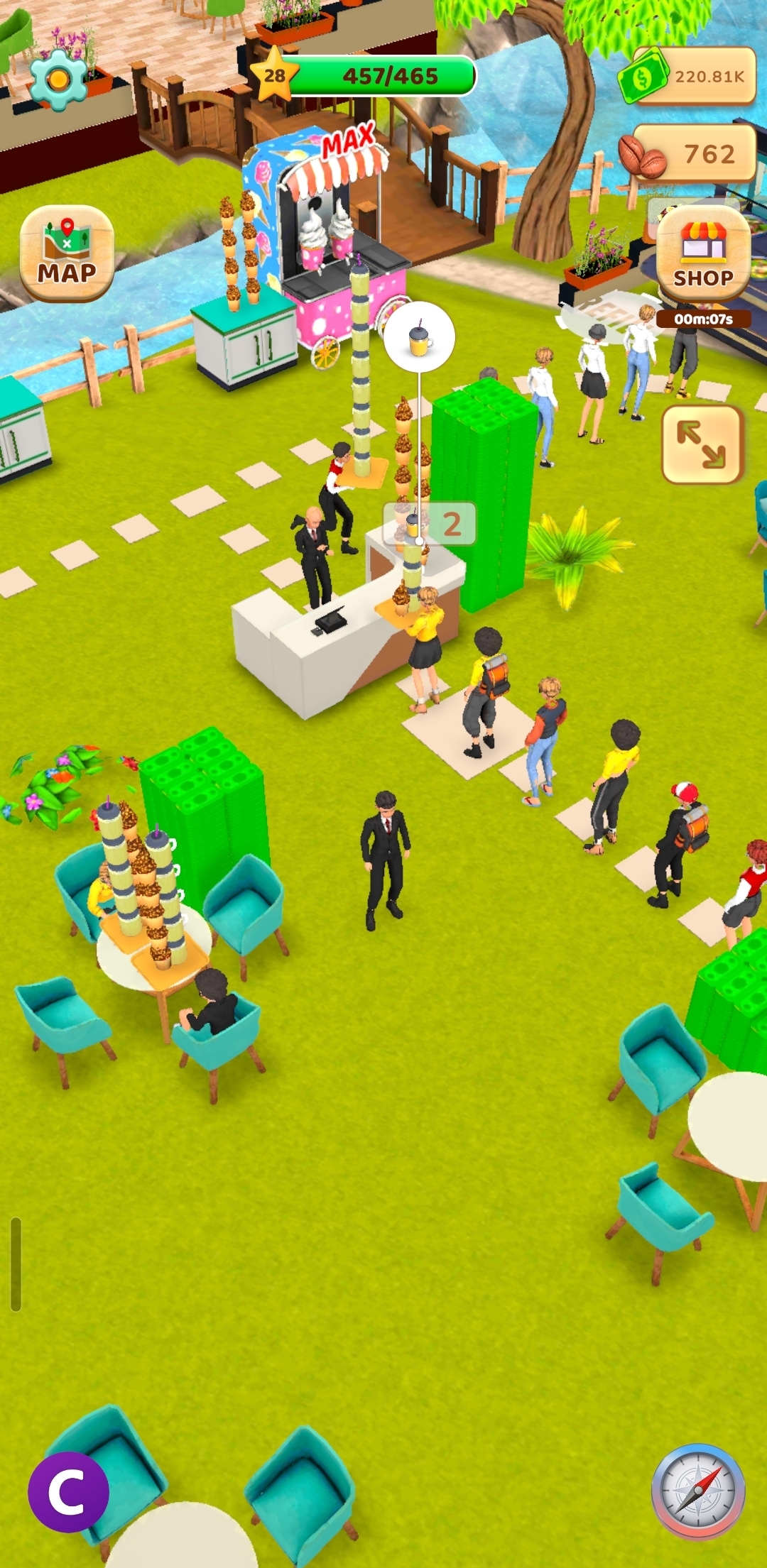 اسکرین شات 7 بازی Trailside Camp Café Simulation