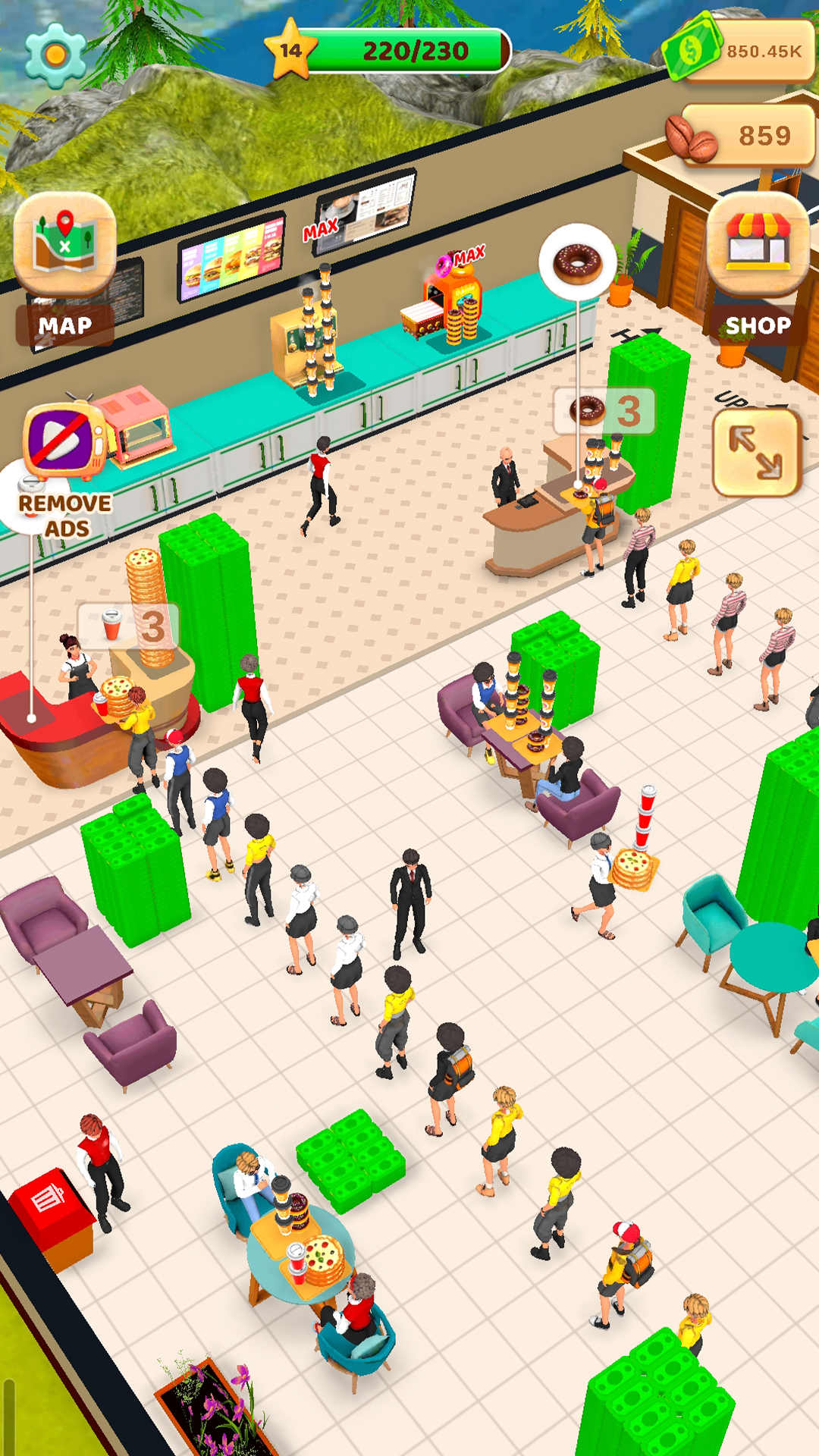 اسکرین شات 3 بازی Trailside Camp Café Simulation