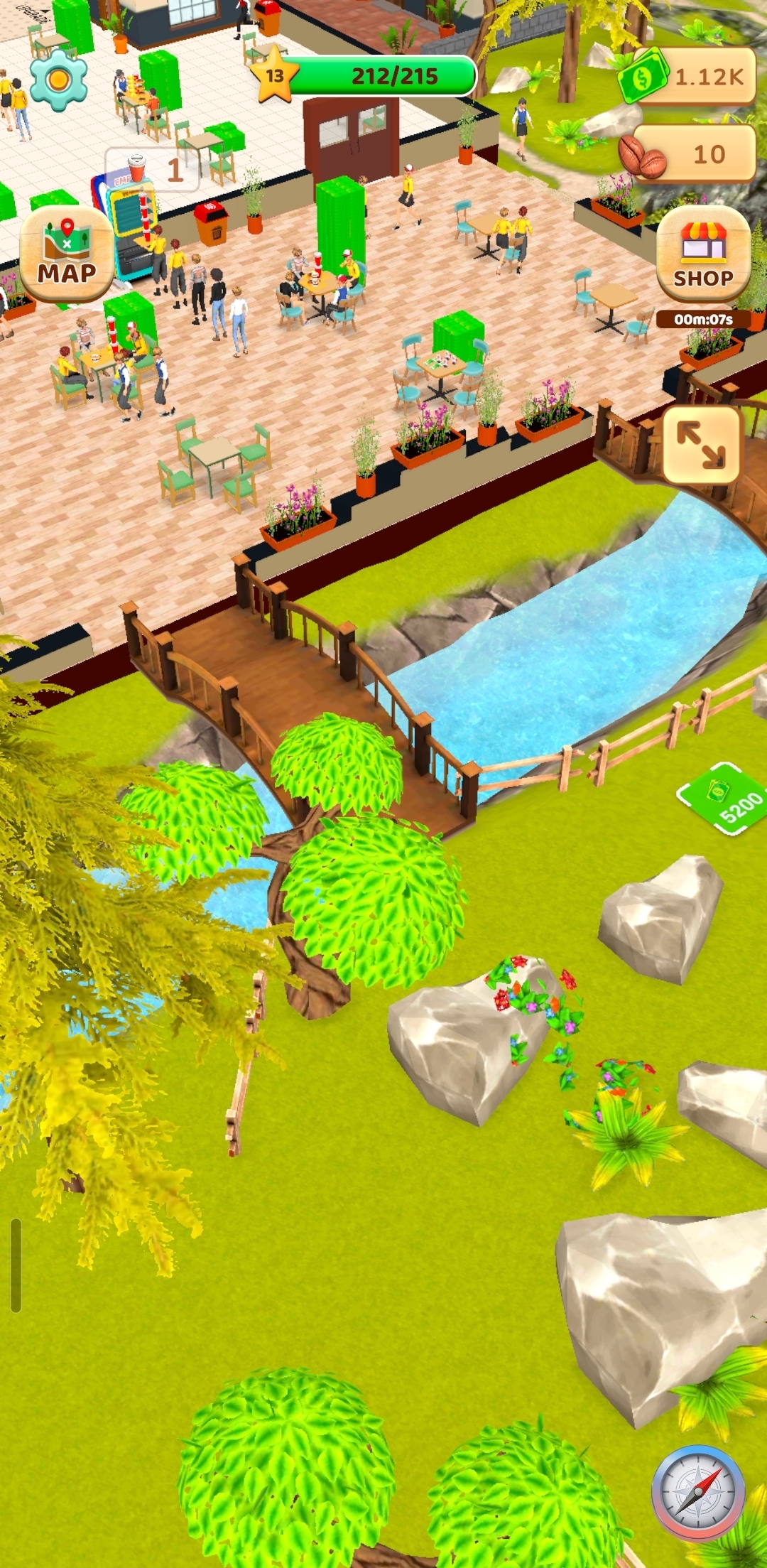 اسکرین شات 6 بازی Trailside Camp Café Simulation
