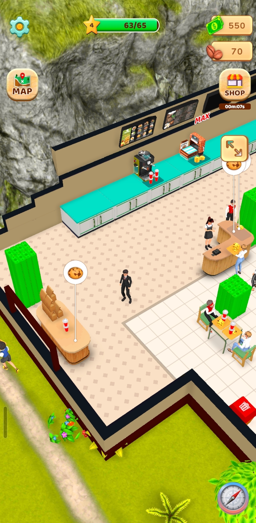 اسکرین شات 3 بازی Trailside Camp Café Simulation