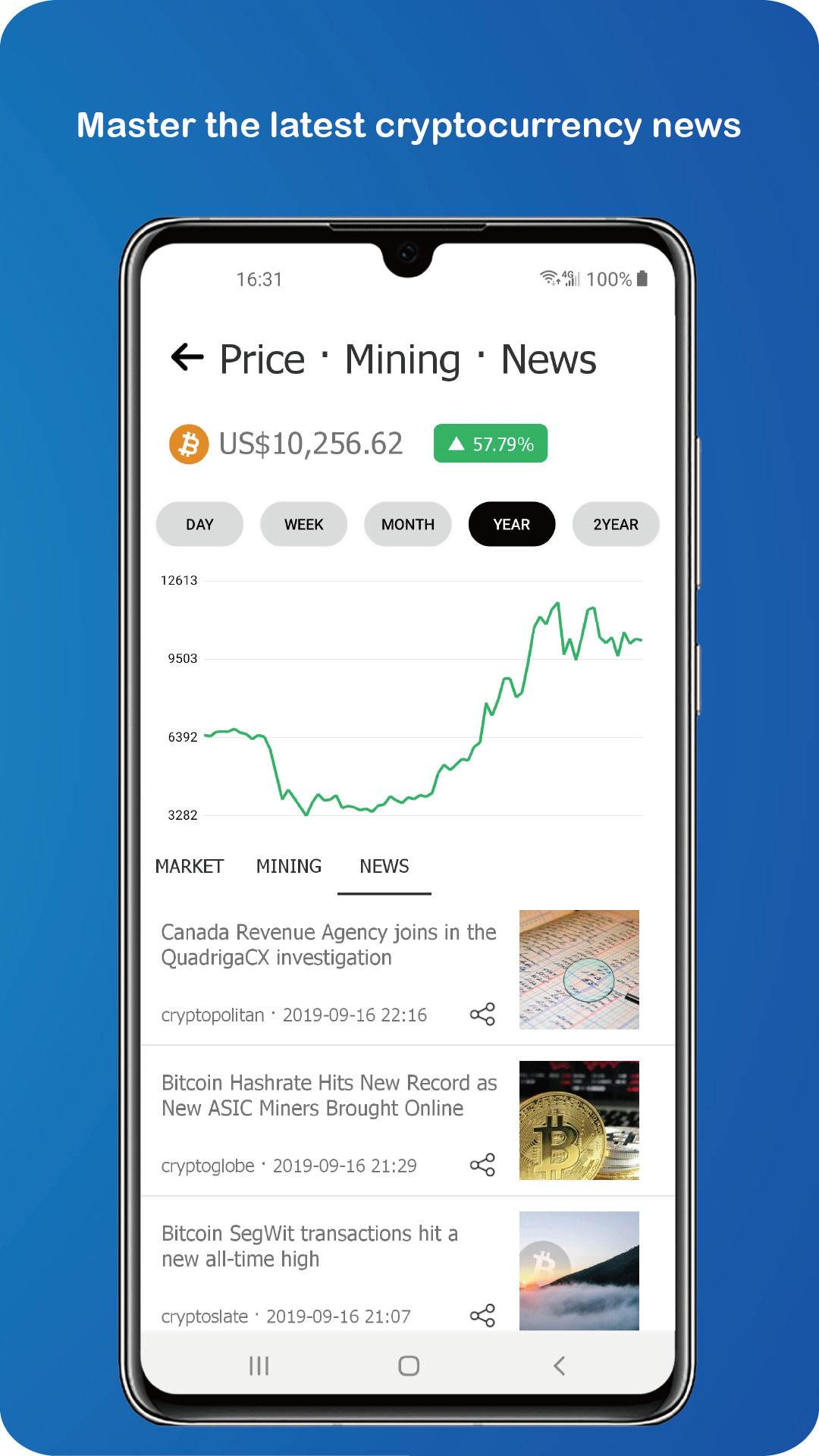 اسکرین شات 7 برنامه Hashshiny Bitcoin Cloud Mining