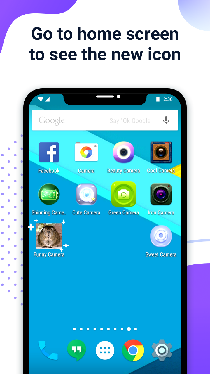 اسکرین شات 5 برنامه X Icon Changer - Change Icons