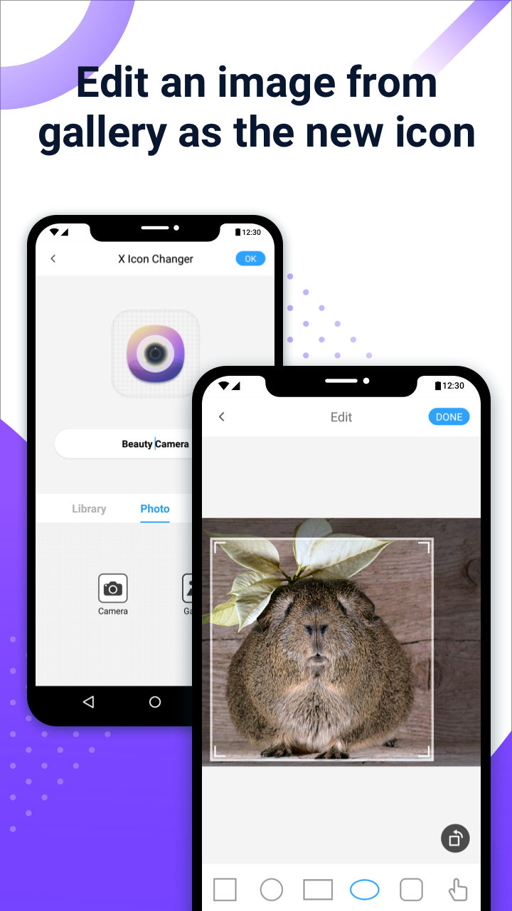 اسکرین شات 3 برنامه X Icon Changer - Change Icons