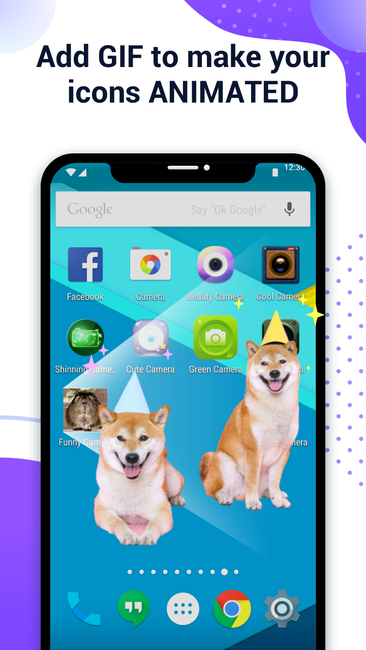 اسکرین شات 6 برنامه X Icon Changer - Change Icons
